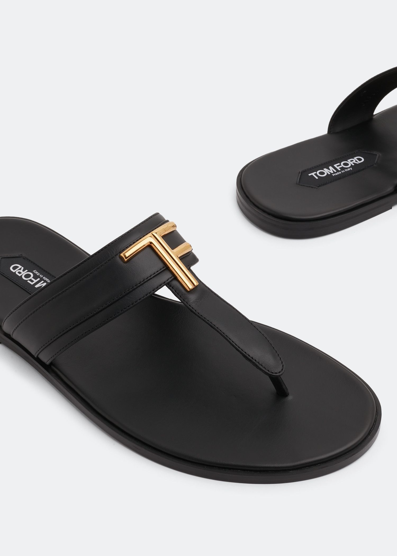 Tom Ford o1w1db10225 J1382T Brighton Sandals in Black Size US 8 / EU 41 - 2 Thumbnail