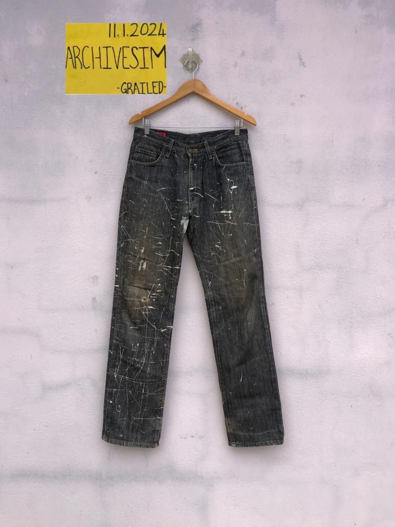 Edwin Edwin 503 Distressed Painter Jeans Size US 29 - 2 Thumbnail