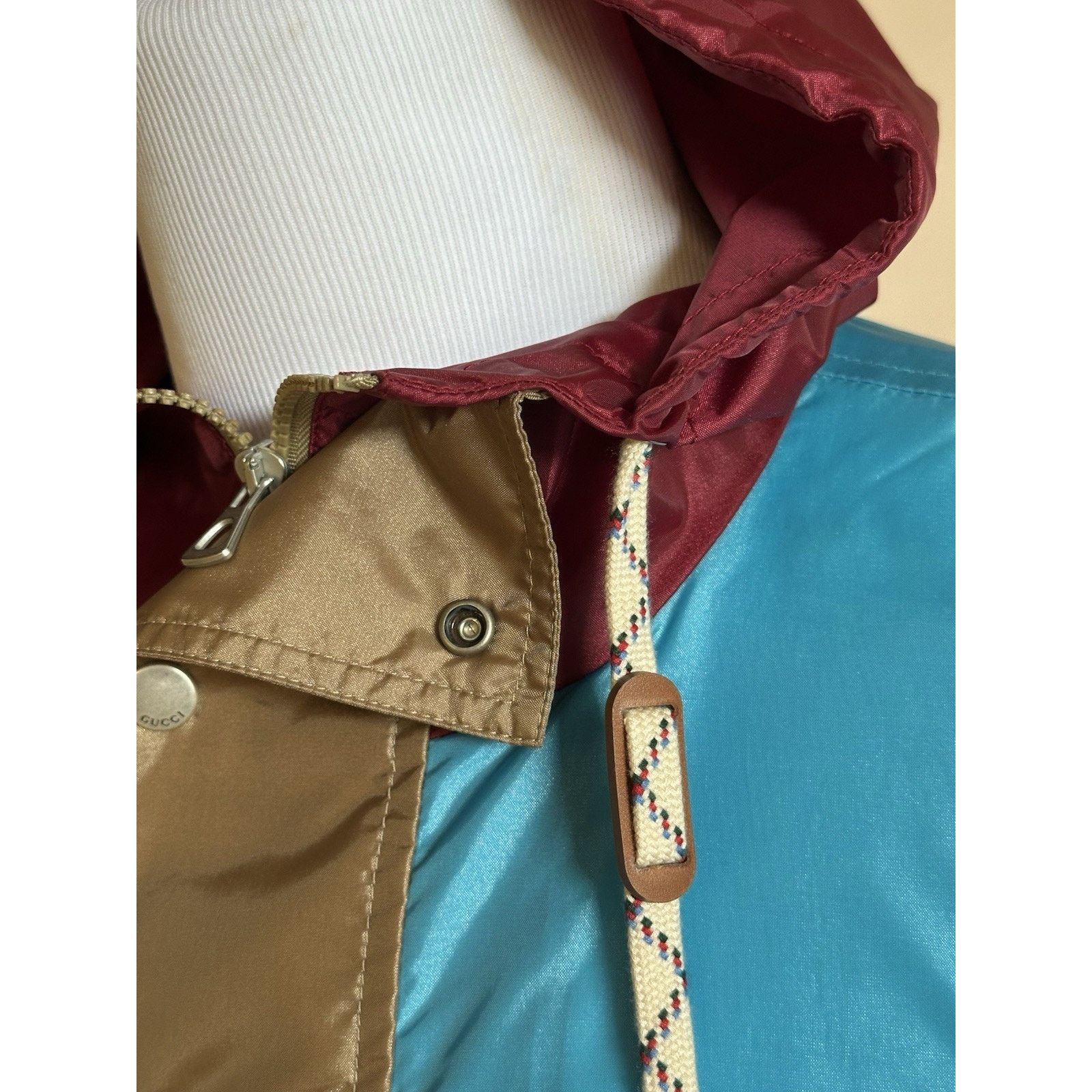 Gucci Gucci Nylon Blouson Jacket with Hoodie 40 US 740572 Size US L / EU 52-54 / 3 - 4 Thumbnail
