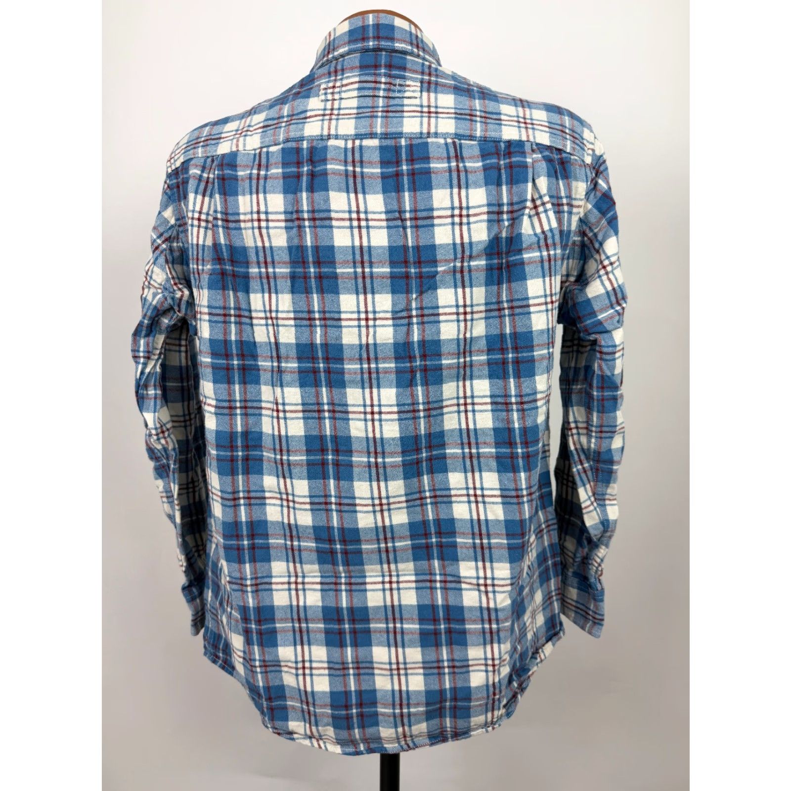 Vintage VINTAGE Duluth Trading Flannel Shirt Mens Small Free Swingin Blue Plaid Outdoors Cotton Size US S / EU 44-46 / 1 - 7 Thumbnail