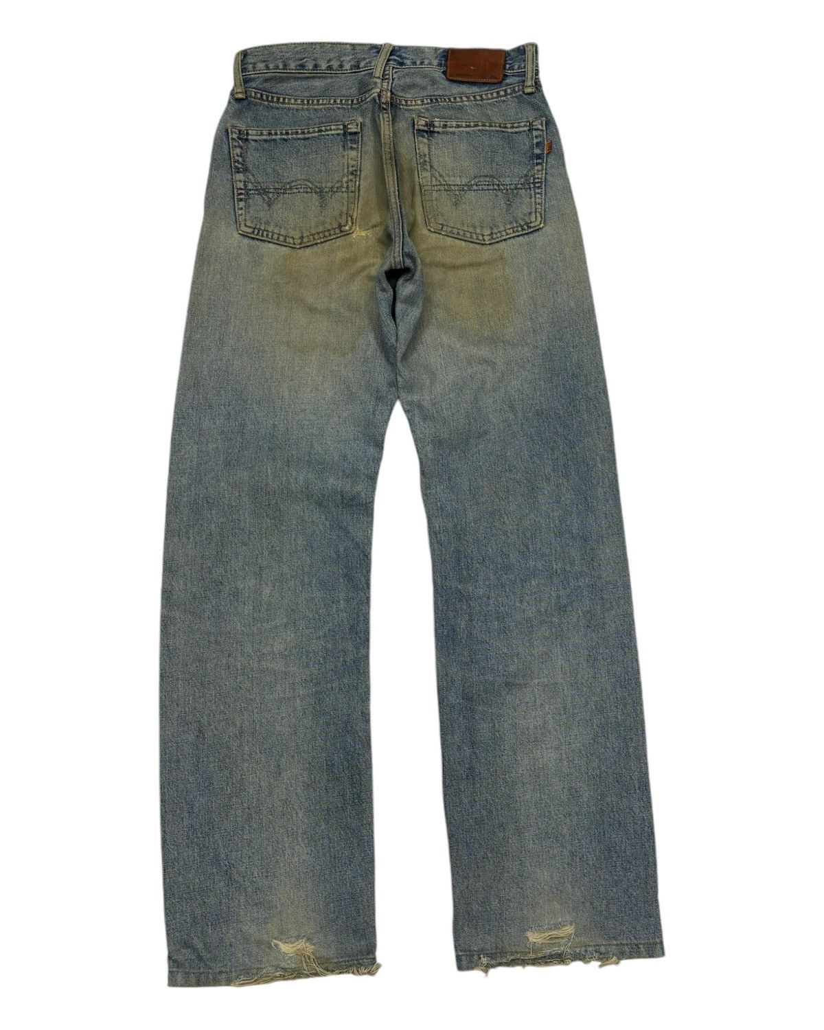 Edwin EDWIN 505xx SELVEDGE DISTRESSED DENIM JEANS Size US 30 / EU 46 - 6 Thumbnail