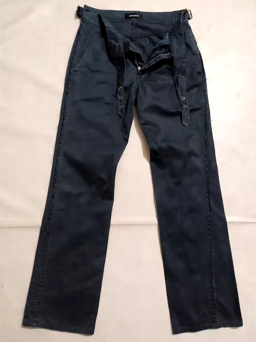 Zucca Zucca Miyake Pants Nice Design frayed Side Size 28" / US 6 / IT 42 - 1 Thumbnail