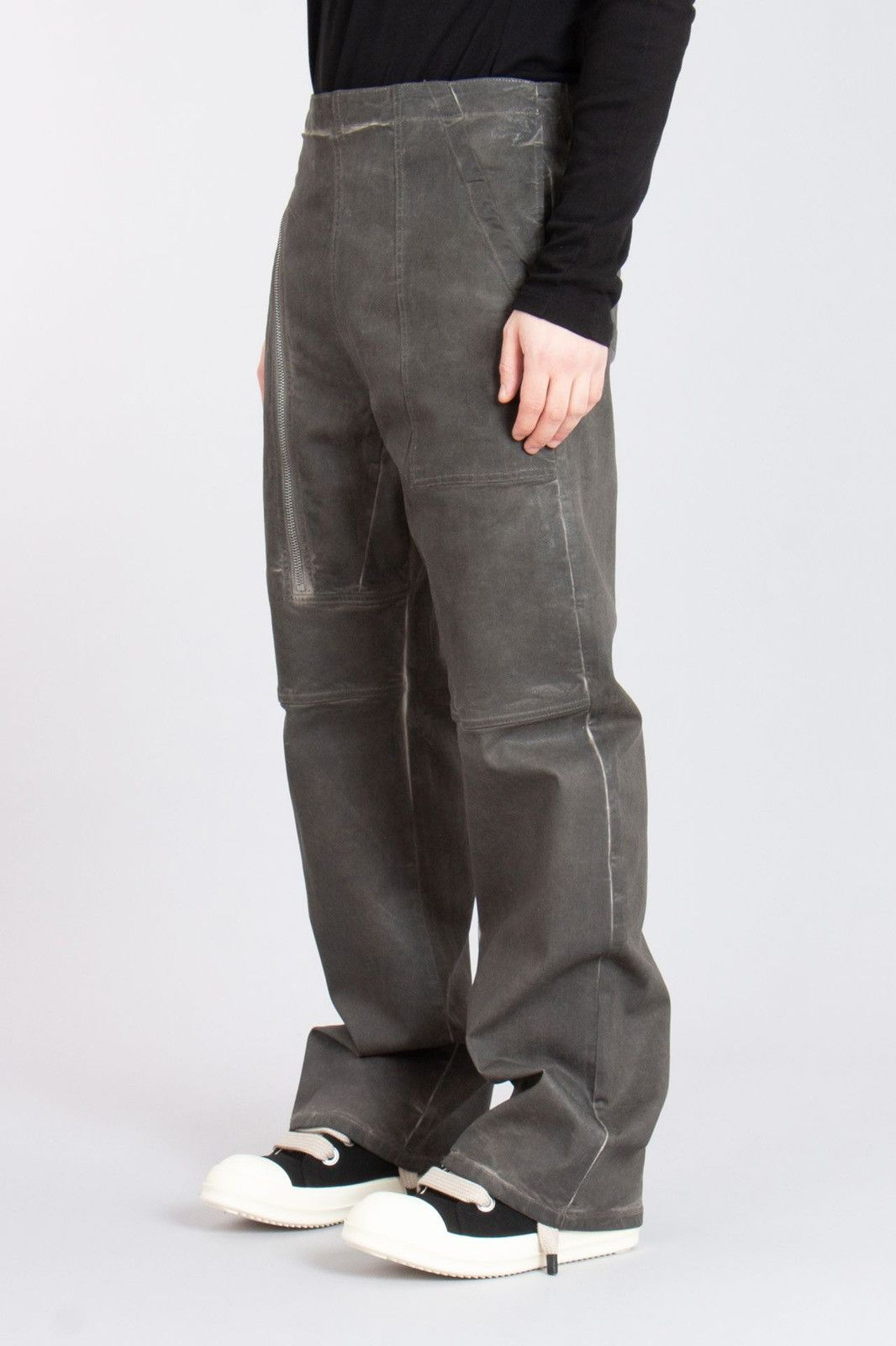 Rick Owens × Rick Owens Drkshdw Rick Owens Dust Double Layer Aircut Size US 32 / EU 48 - 4 Thumbnail
