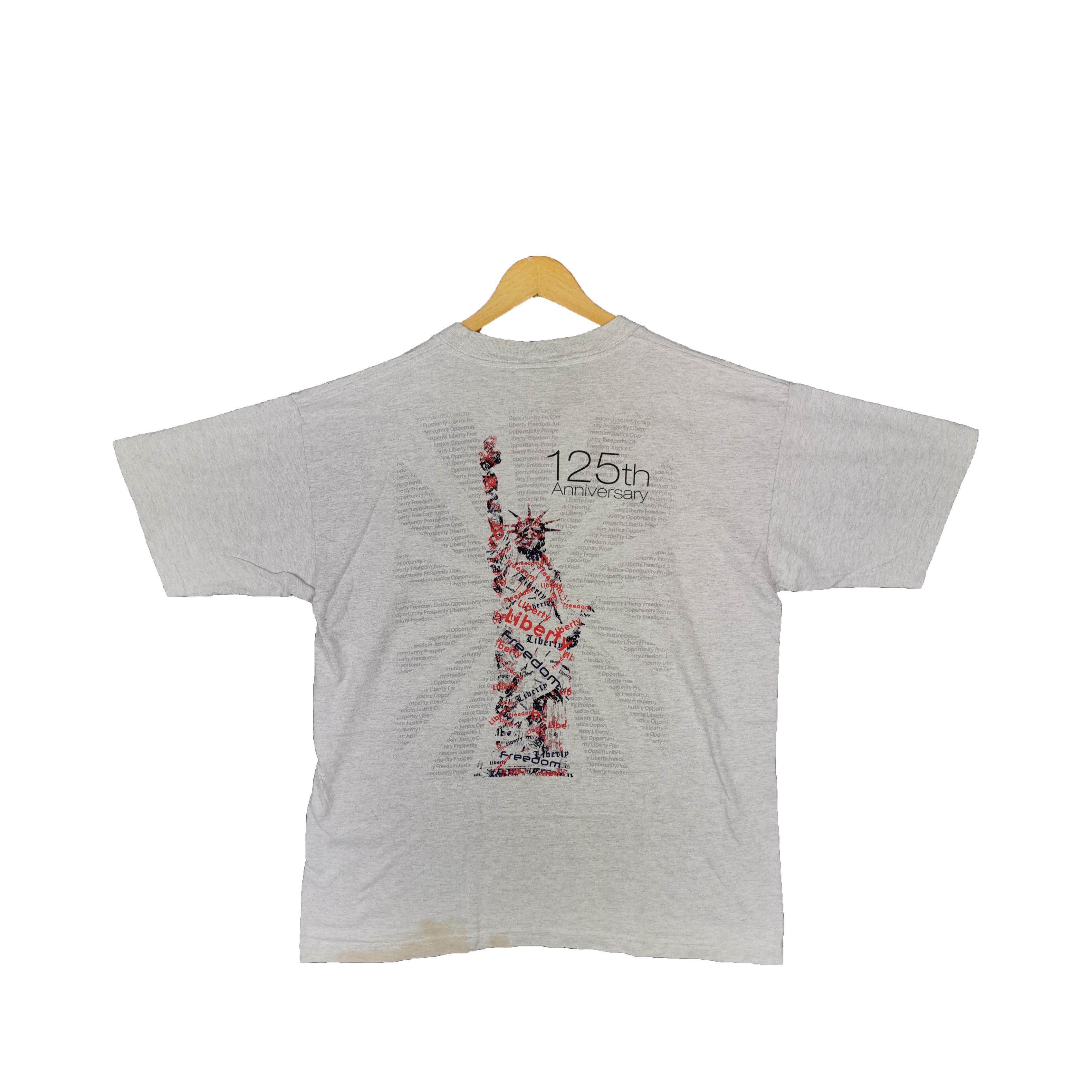 Vintage Vintage 125th Anniversary Liberty Freedom T-Shirt Tees Size US L / EU 52-54 / 3 - 1 Thumbnail