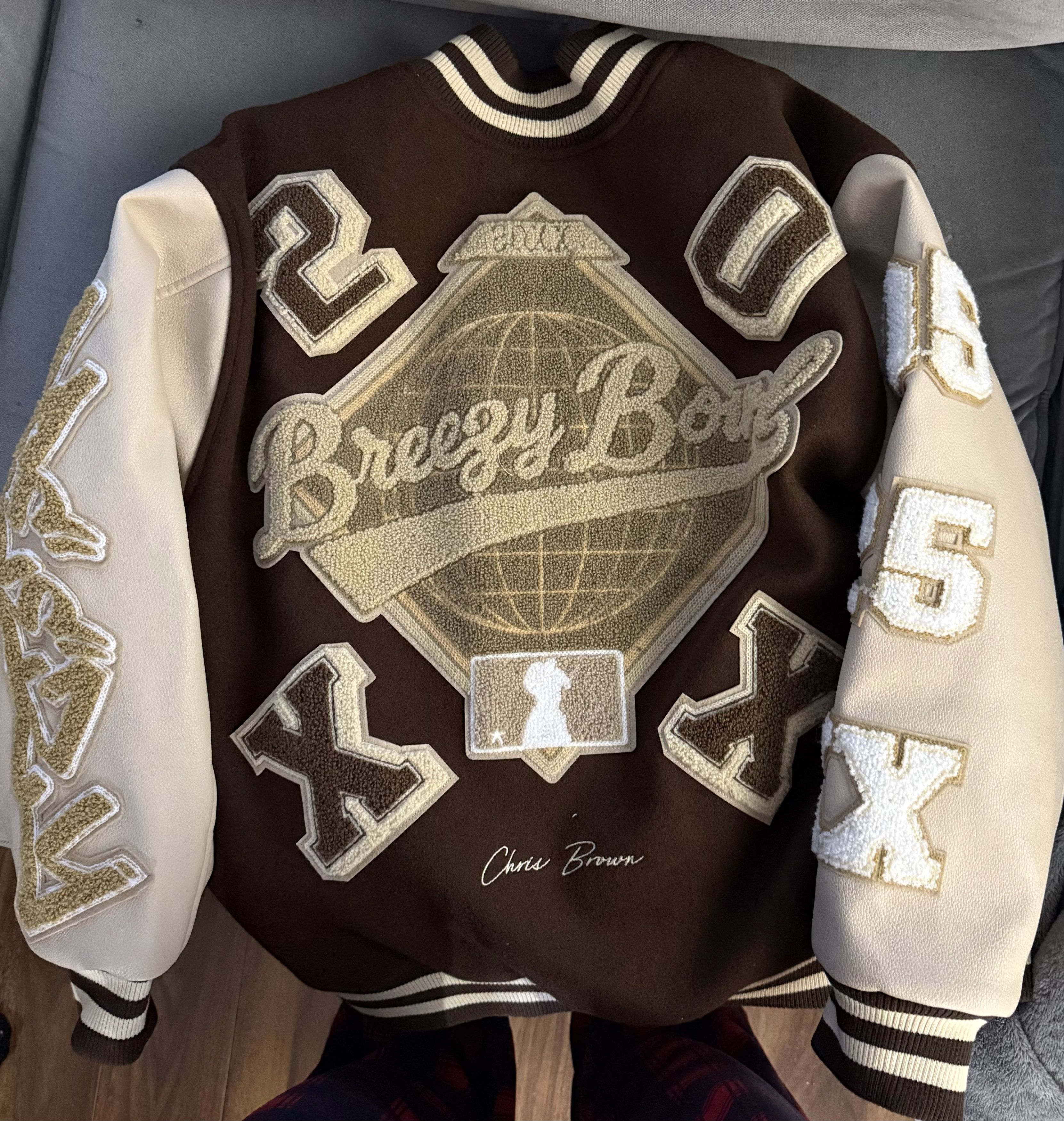 Other Chis Brown Varsity Jacket Size US S / EU 44-46 / 1 - 2 Thumbnail