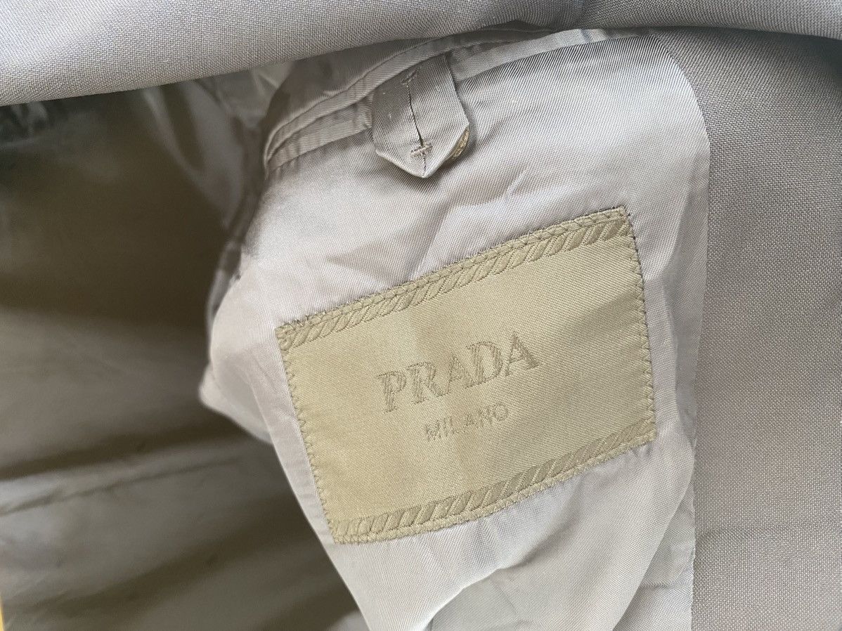 Prada Prada Blazers In Dark Blue Size 54R - 7 Thumbnail