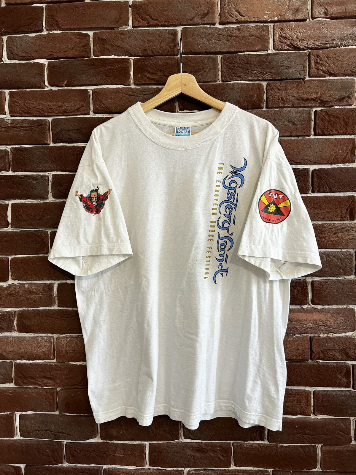 Band Tees Vintage 1996 Mysteryland Gabber Trance Thunderdome Band Tee Size US XL / EU 56 / 4 - 2 Thumbnail
