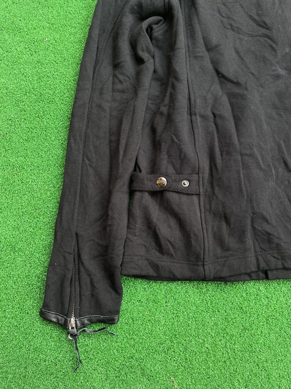 Japanese Brand Comma ca ism cotton trim leather jacket Size US M / EU 48-50 / 2 - 6 Thumbnail