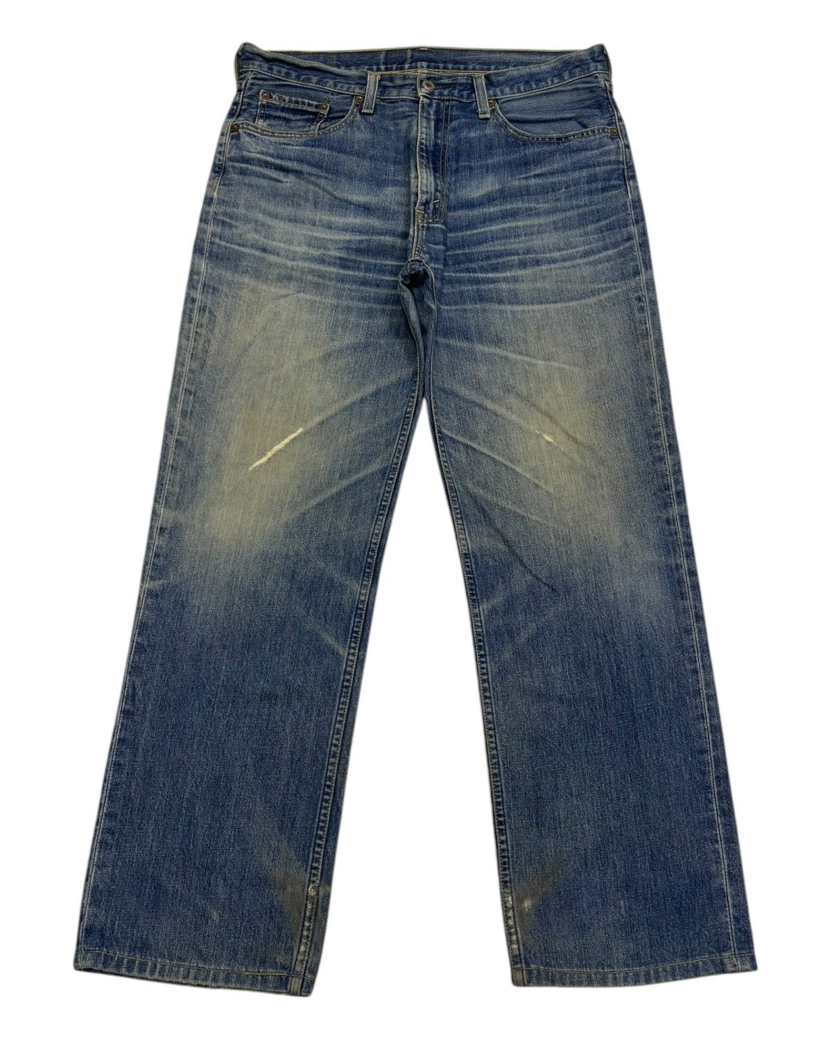 Levi's 🔥VINTAGE LEVIS 502 BAGGY DISTRESSED DENIM JEAN Size US 36 / EU 52 - 1 Thumbnail