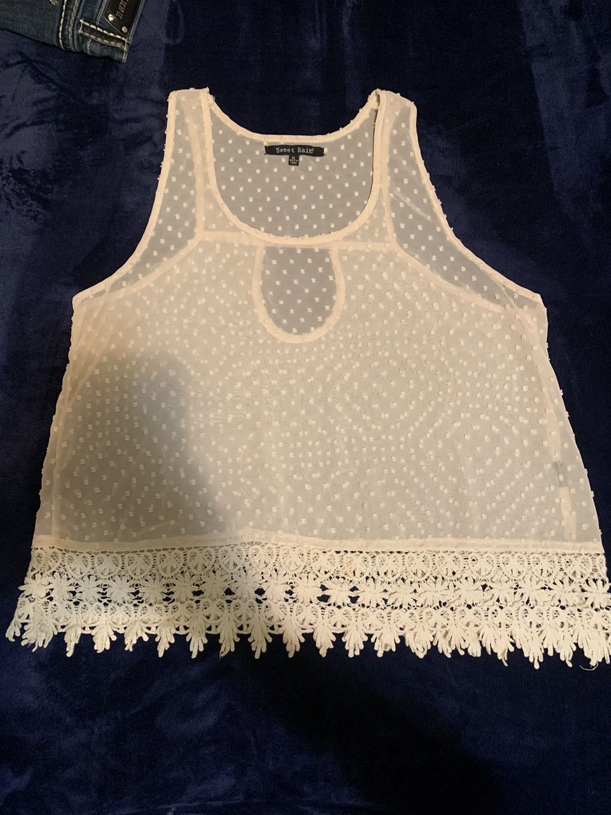 Vintage Sweet Rain Shirt Y2K Indie Streetwear Fashion Thrift Fairy Size XL / US 12-14 / IT 48-50 - 1 Thumbnail