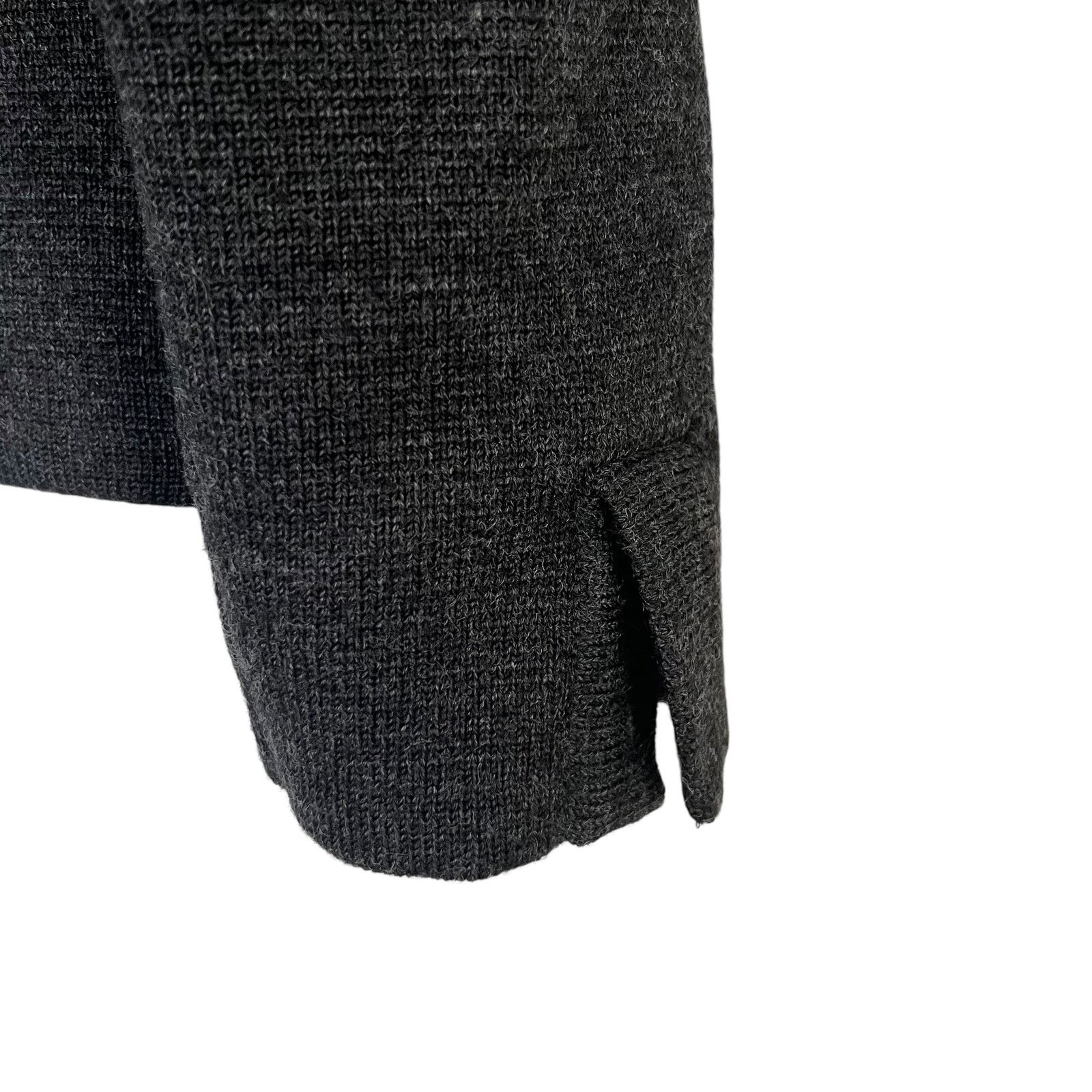J.Crew J. Crew Collection Charcoal Gray Sweater Blazer Jacket Size XS / US 0-2 / IT 36-38 - 3 Thumbnail