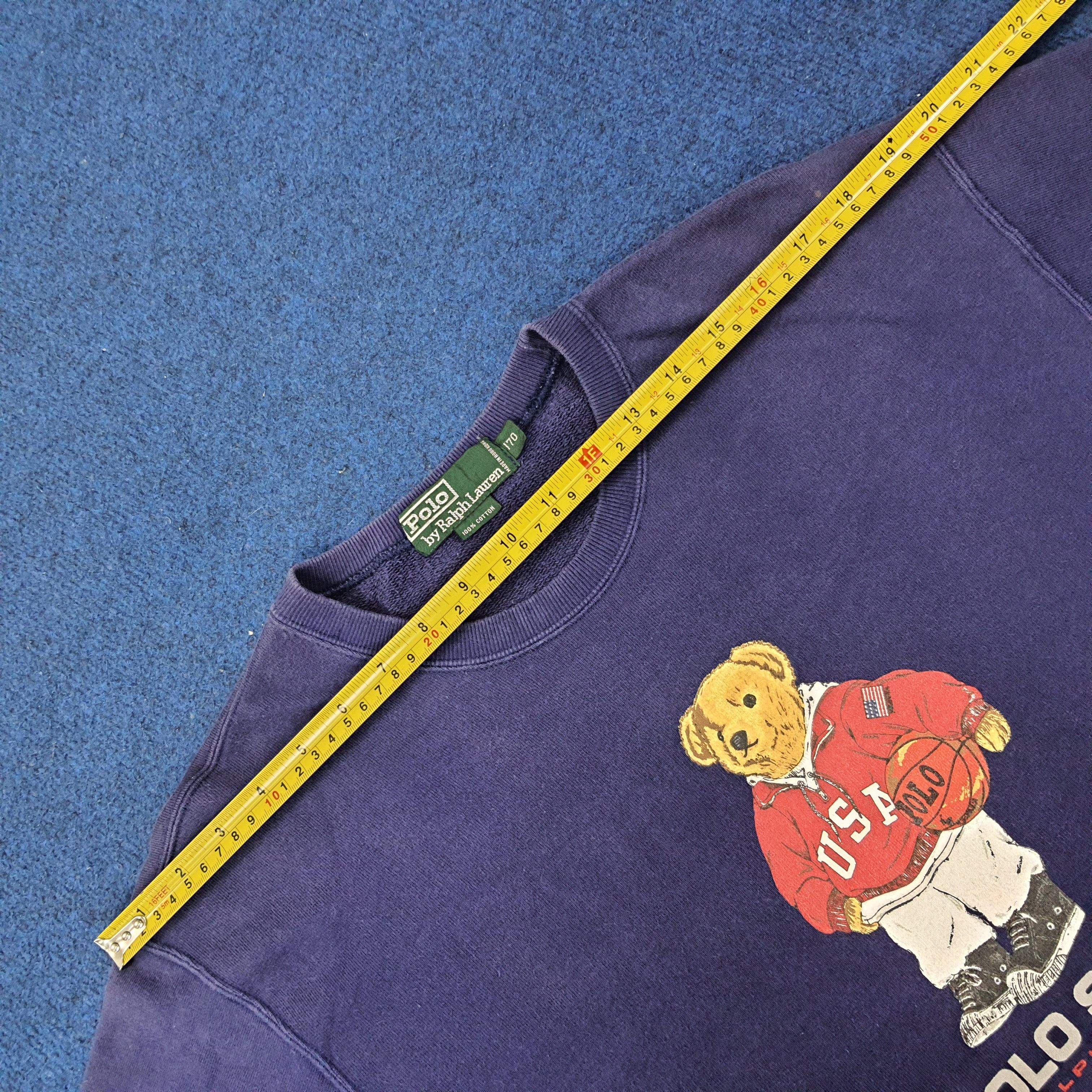 Polo Ralph Lauren Vintage Bear Polo Sport Ralph Lauren Sweatshirt C238N7 Size US M / EU 48-50 / 2 - 10 Thumbnail