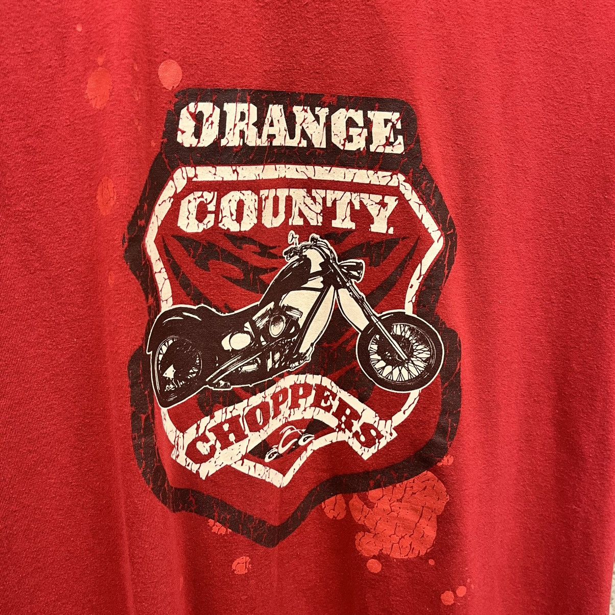 West Coast Choppers Orange County Choppers Y2K Jesse James Red Tee XL Biker Size US XL / EU 56 / 4 - 2 Thumbnail