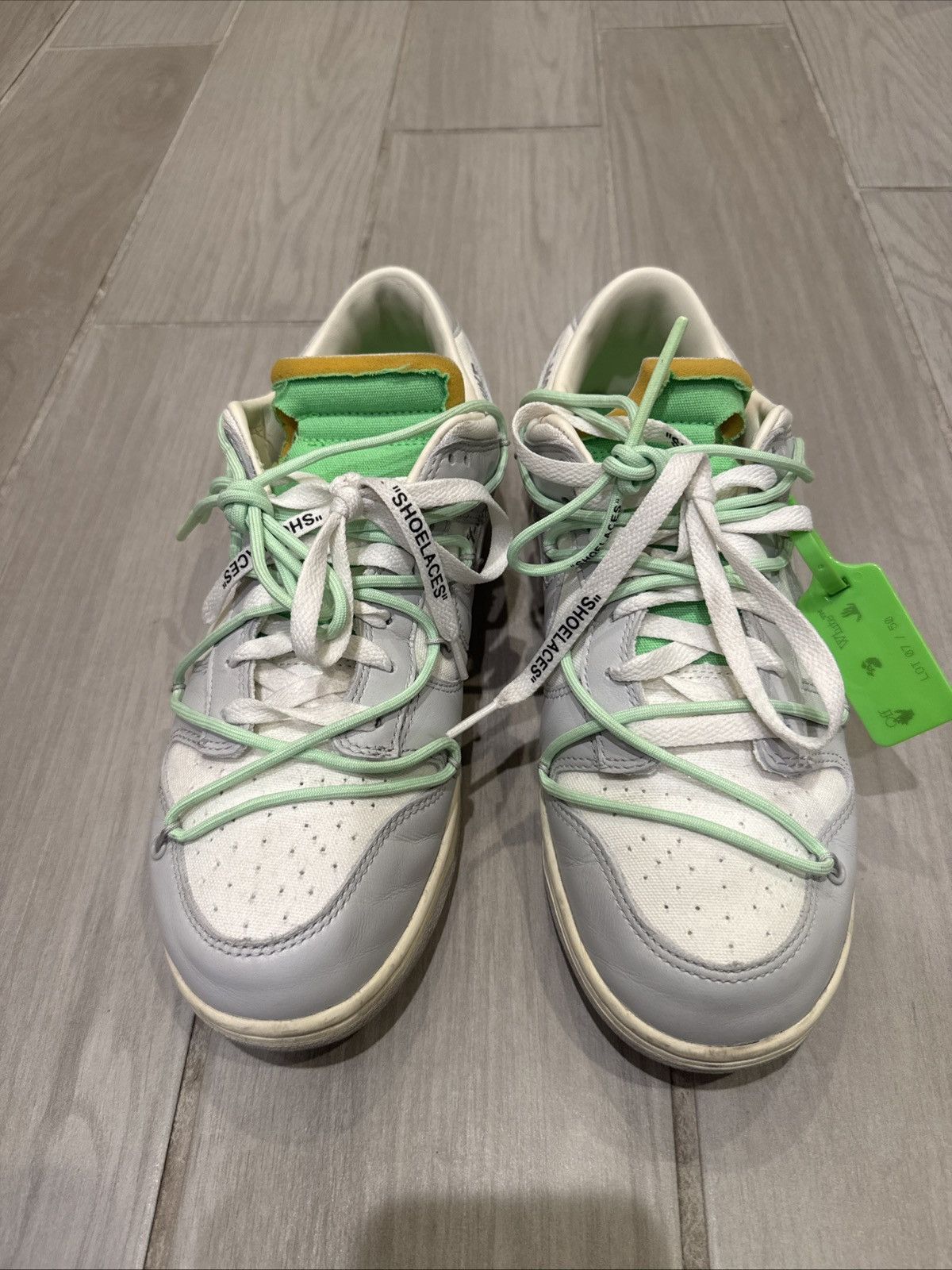 Nike × Off-White Nike Off White Dunk Low lot 7 of 50 Size US 10 / EU 43 - 1 Thumbnail