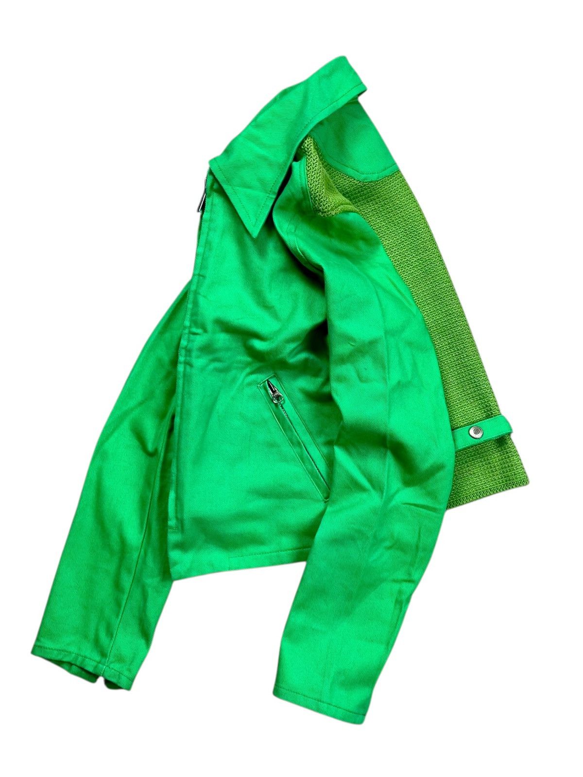 20471120 1980s Ozone Community - Cyber Green Work Jacket Size US M / EU 48-50 / 2 - 2 Thumbnail