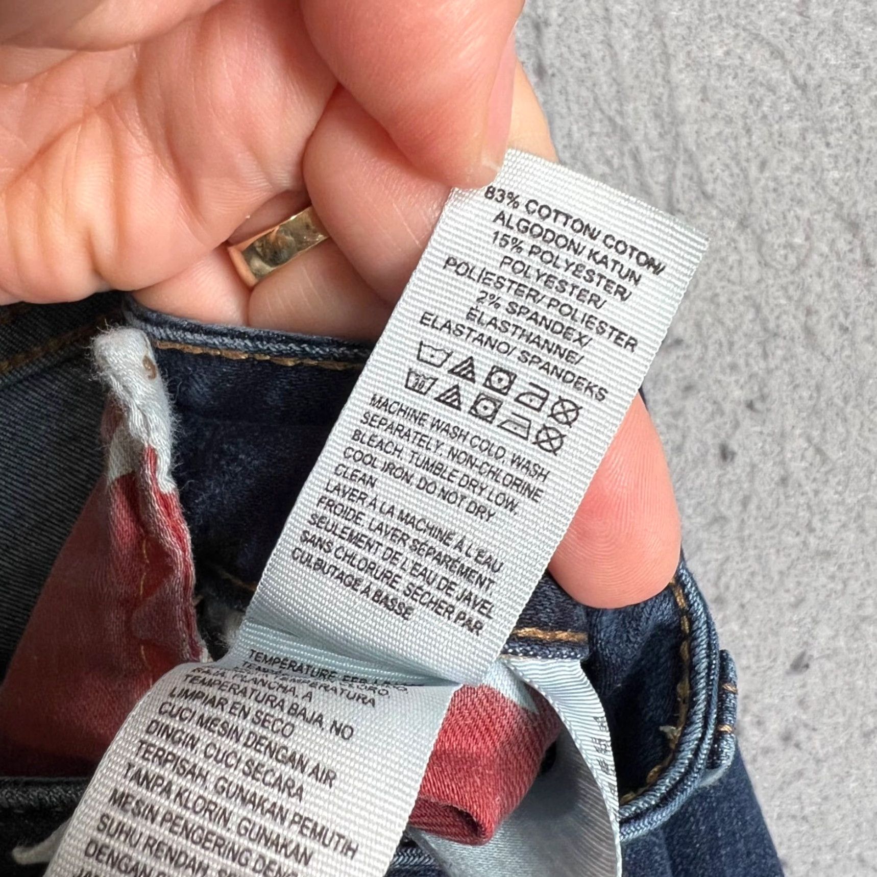 Lucky Brand Lucky Brand Jeans Womens Bootcut 6 / 28R Blue Denim Cotton Blend 5-Pocket Design Regular Mid Rise Vintage No Size 28" / US 6 / IT 42 - 5 Thumbnail