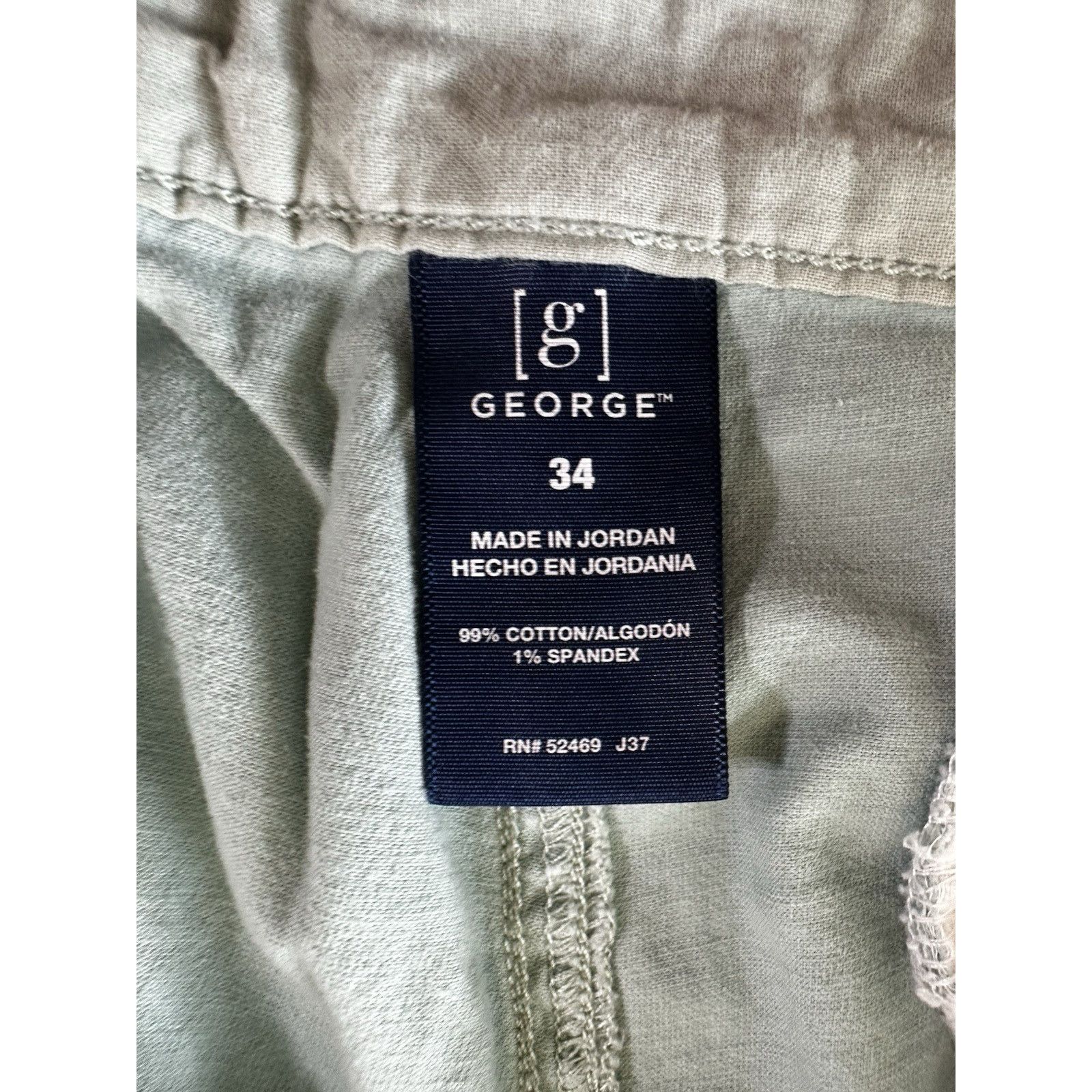 George George Chino Shorts Teal Hawaiian Dancers Sz34 Tropical Golf Size US 34 / EU 50 - 2 Thumbnail