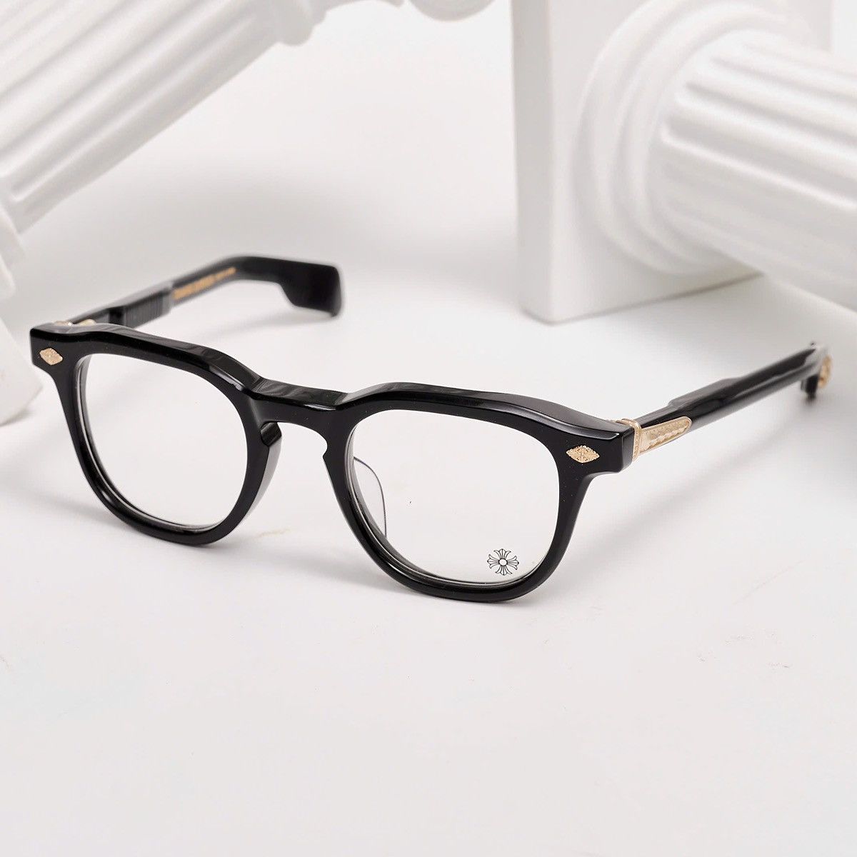 Chrome Hearts CHROME HEARTS CHIRP CHIRP BLACK - 18KGP GLASSES Size ONE SIZE - 2 Thumbnail