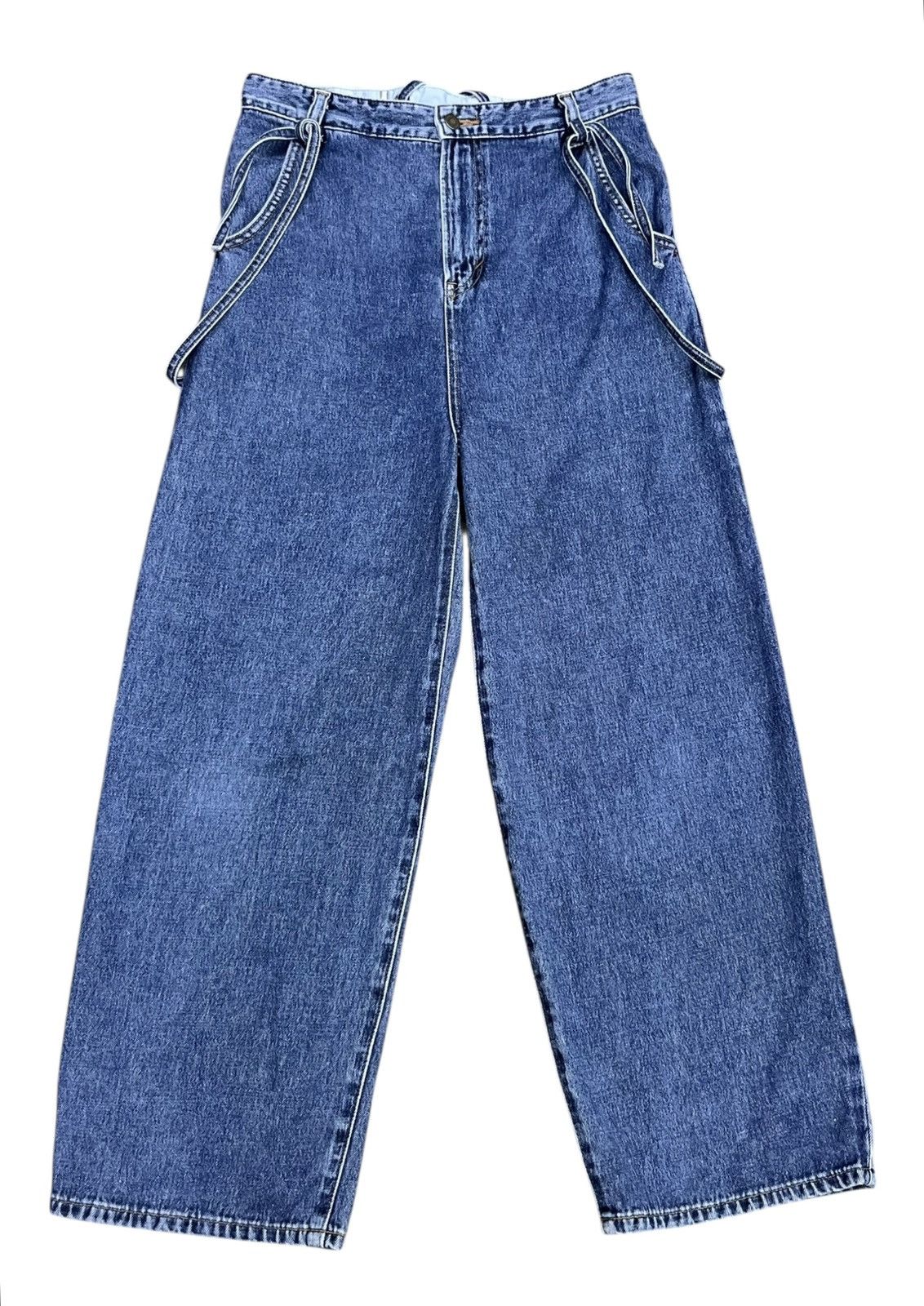 Edwin Vtg SOMETHING French Nouveau × Freak's Store Lace-Up Baggy Size 28" / US 6 / IT 42 - 5 Thumbnail