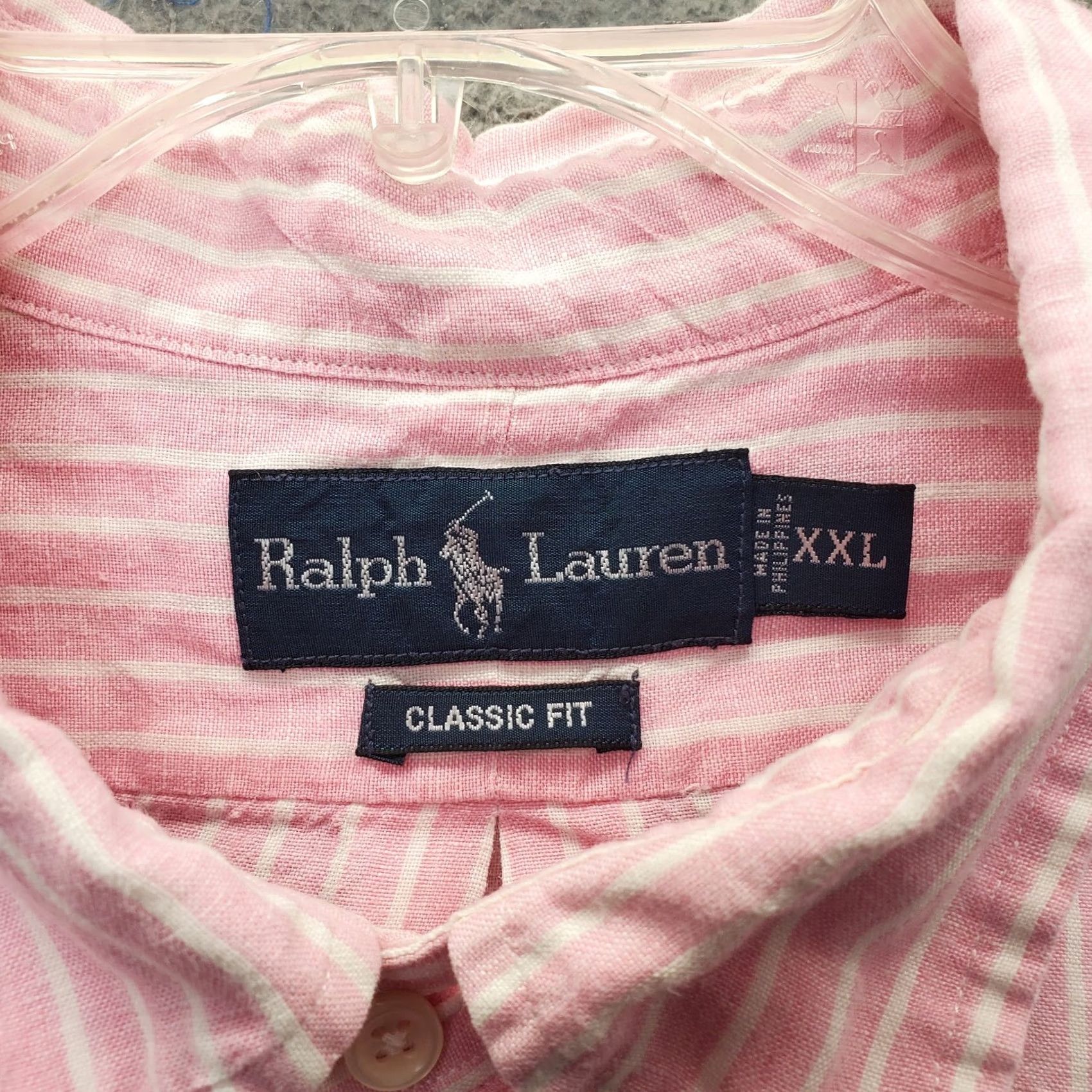 Ralph Lauren VINTAGE Ralph Lauren Shirt Mens XXL Multi Striped Pony Logo Button Down Size US XXL / EU 58 / 5 - 5 Thumbnail