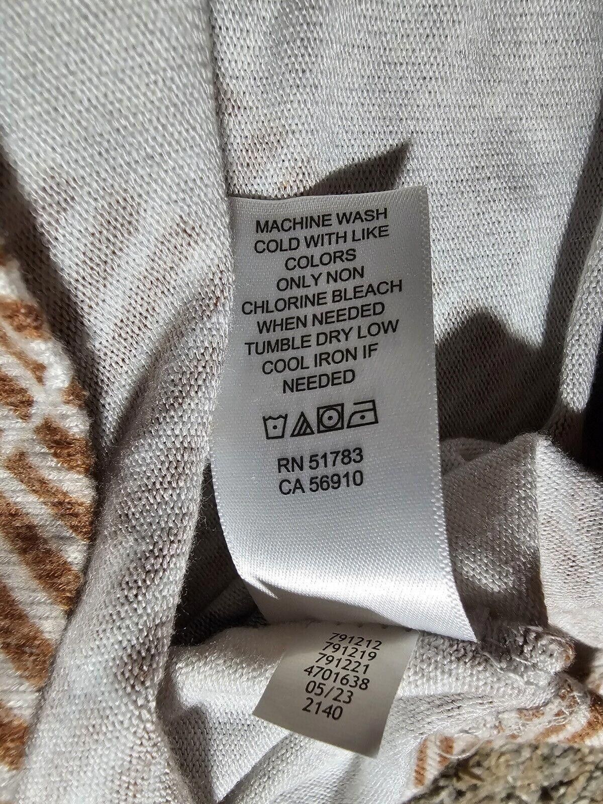 Designer Maurices Argyle 0x Mock Neck Sweatshirt Size XS / US 0-2 / IT 36-38 - 8 Thumbnail
