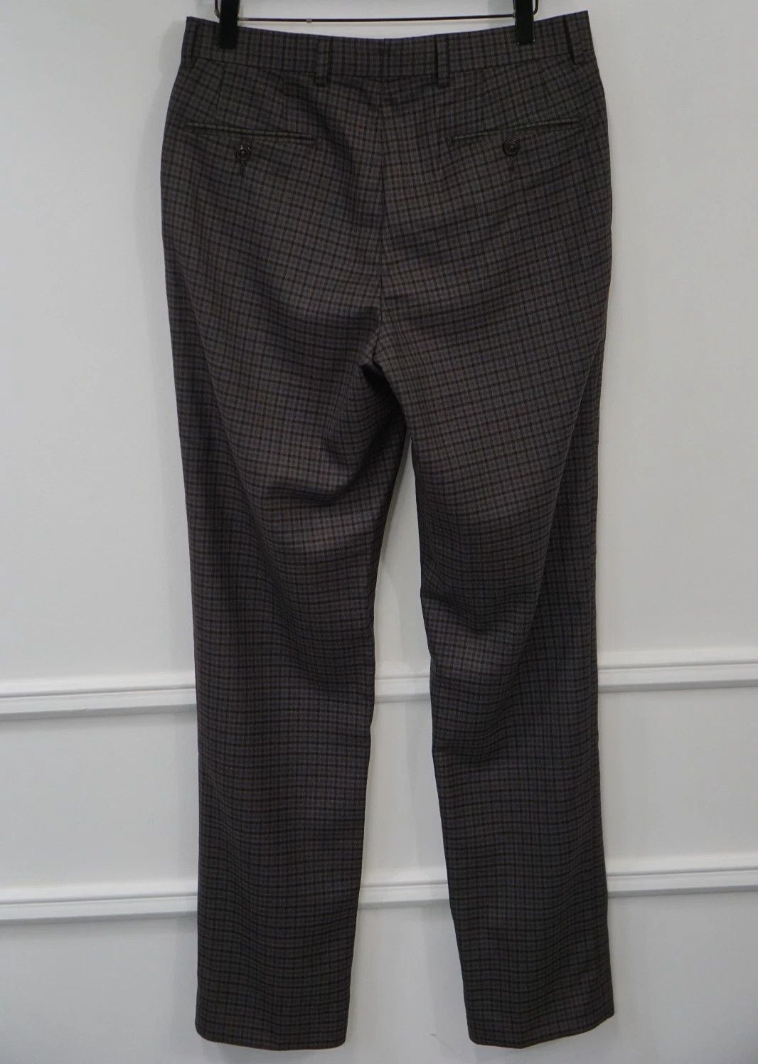Suitsupply Men Suitsupply Pants Washington Wool Brown Size UK/US36 Size 36R - 2 Thumbnail
