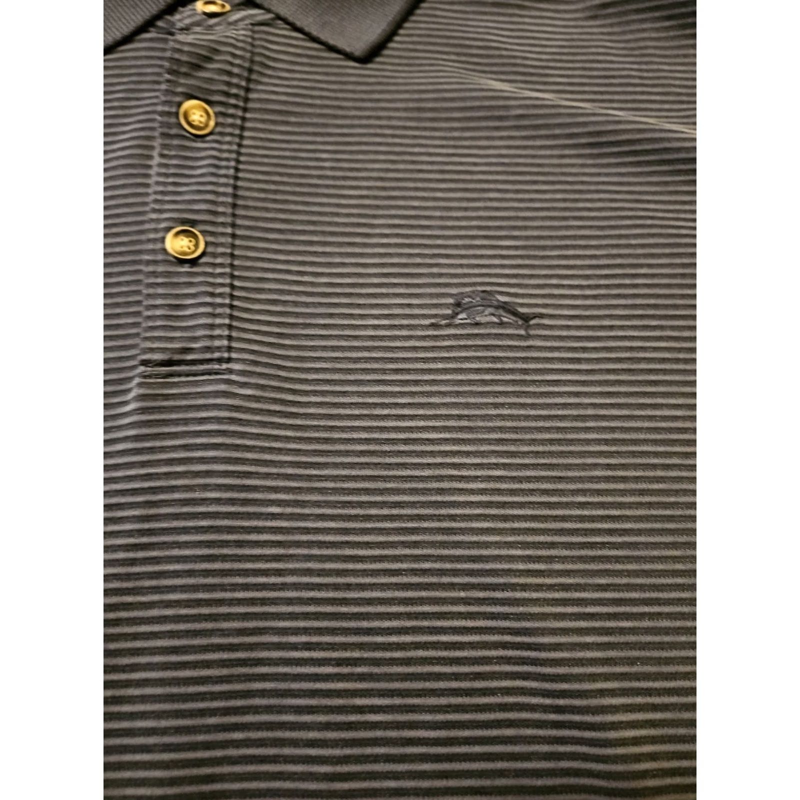 Tommy Bahama Tommy Bahama Polo Shirt Adult XL Blue Striped Casual Vacation Men Size US XL / EU 56 / 4 - 5 Thumbnail
