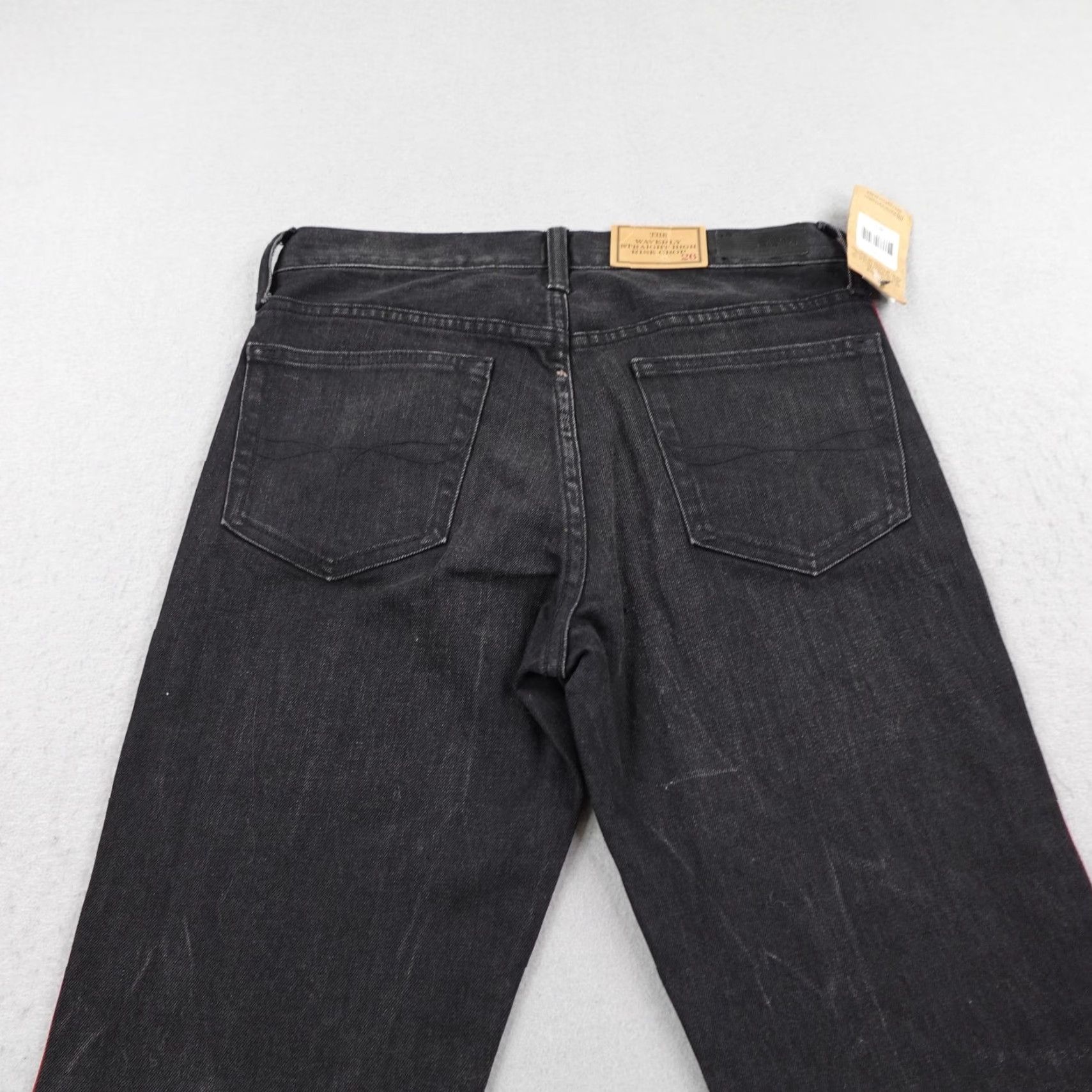 Polo Ralph Lauren Polo Ralph Lauren High Rise Crop Jeans Women 26 Black Stripe NEW Size 26" / US 2 / IT 38 - 7 Thumbnail