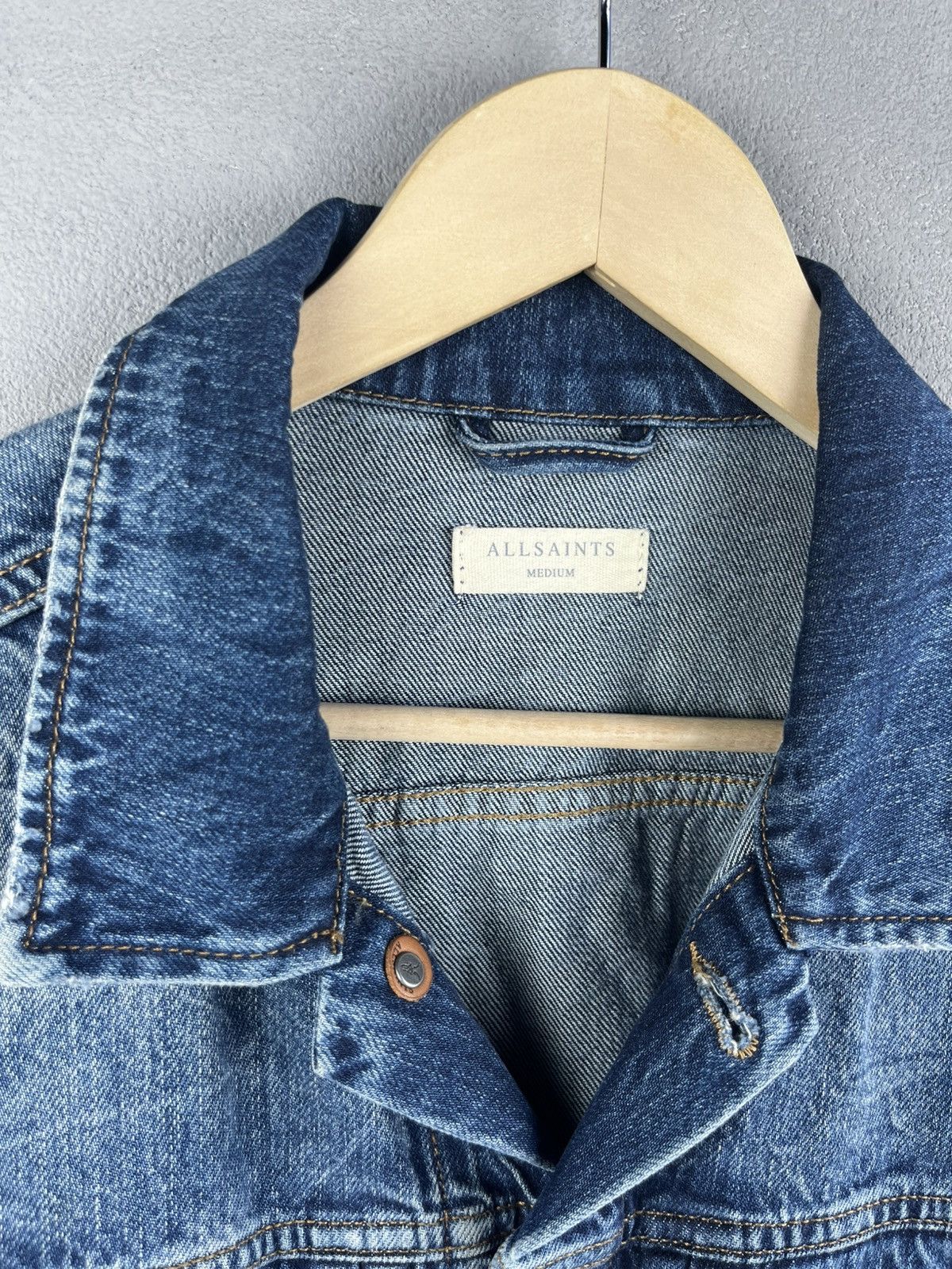 Allsaints Allsaints denim distressed jacket Size US M / EU 48-50 / 2 - 13 Thumbnail