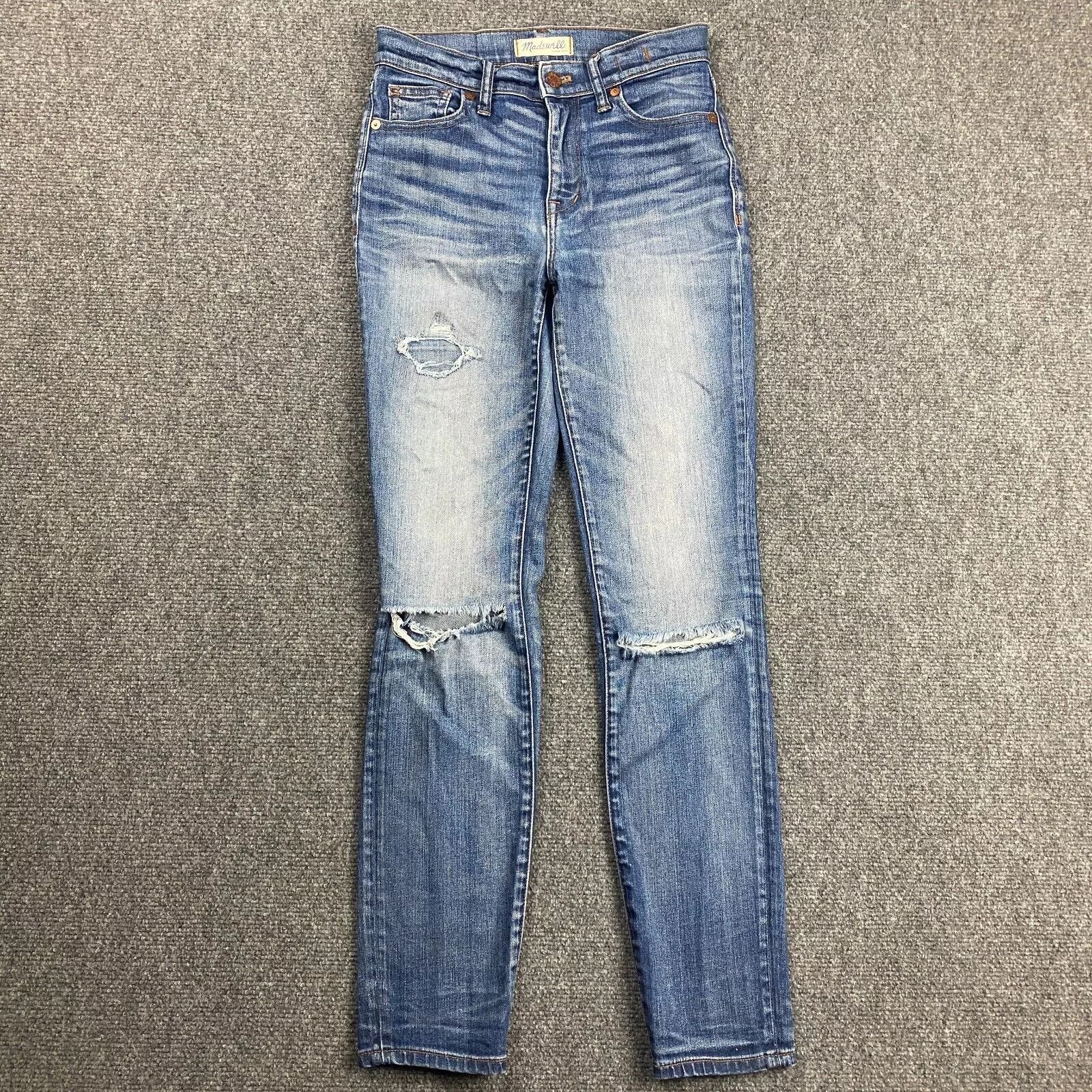 Madewell Madewell Jeans Women's 25 High Riser Skinny Denim Light Wash Size 25" / US 0 / IT 36 - 1 Thumbnail
