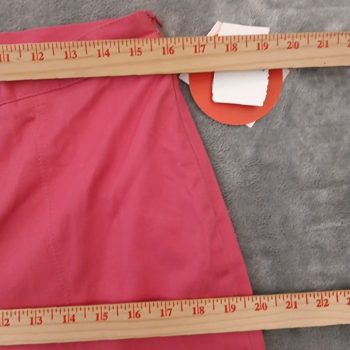 Liz Claiborne Liz Claiborne Anissa Ankle Pants Womens Size 10 Pink Side Zip 31x28.5 New Size 32" / US 10 / IT 46 - 2 Thumbnail