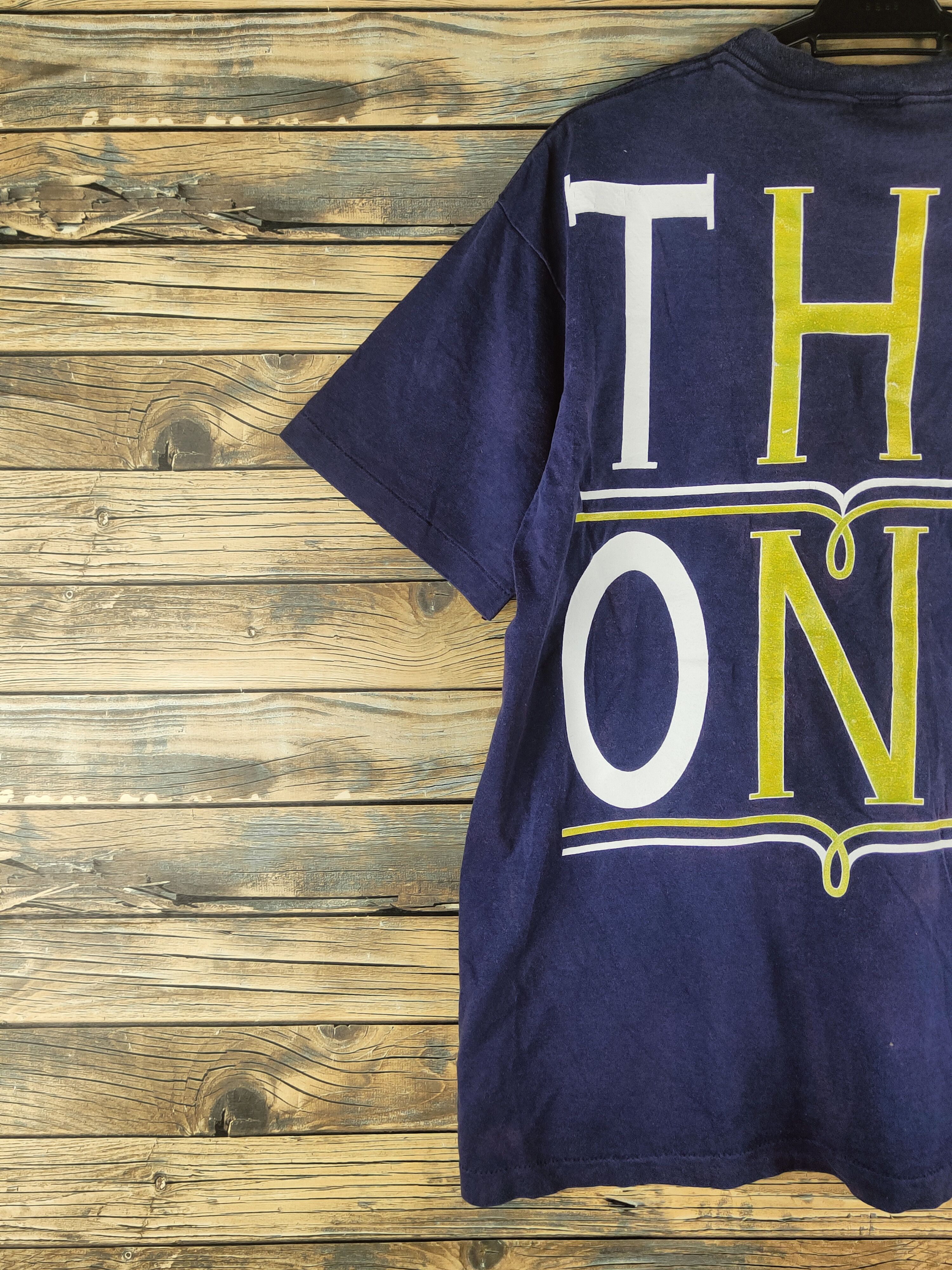 Band Tees DL The One Elton John World Tour Versache Blue Tee #46-639 Size US L / EU 52-54 / 3 - 9 Thumbnail
