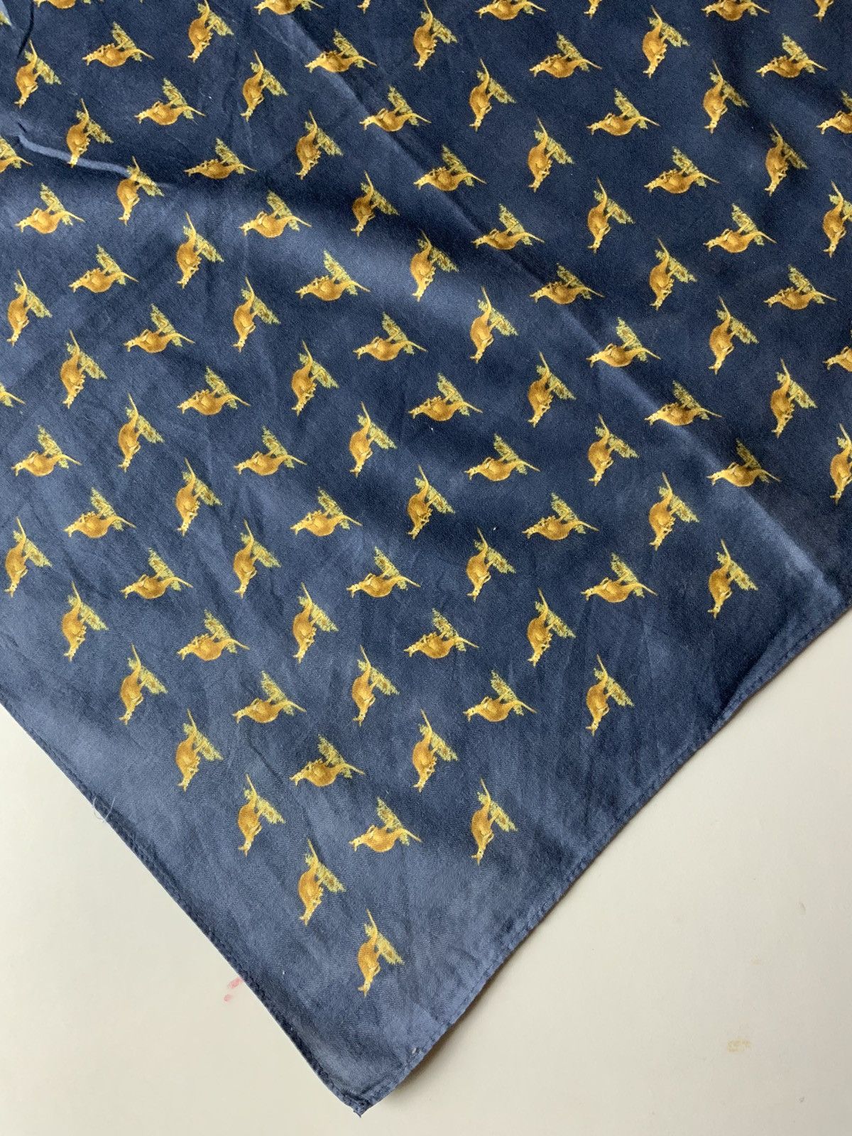 Vintage Renoma Kangaroo Monogram Bandana Handkerchief Size ONE SIZE - 7 Thumbnail