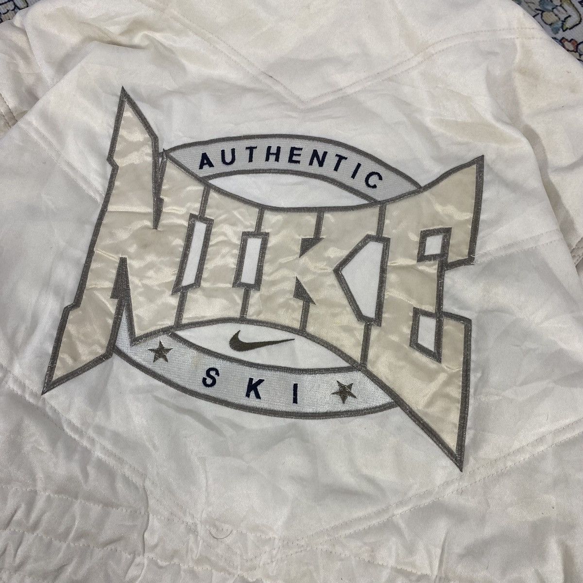 Nike 2000s - Nike Authentic Ski Center Logo Embroidery Jacket Size US L / EU 52-54 / 3 - 3 Thumbnail