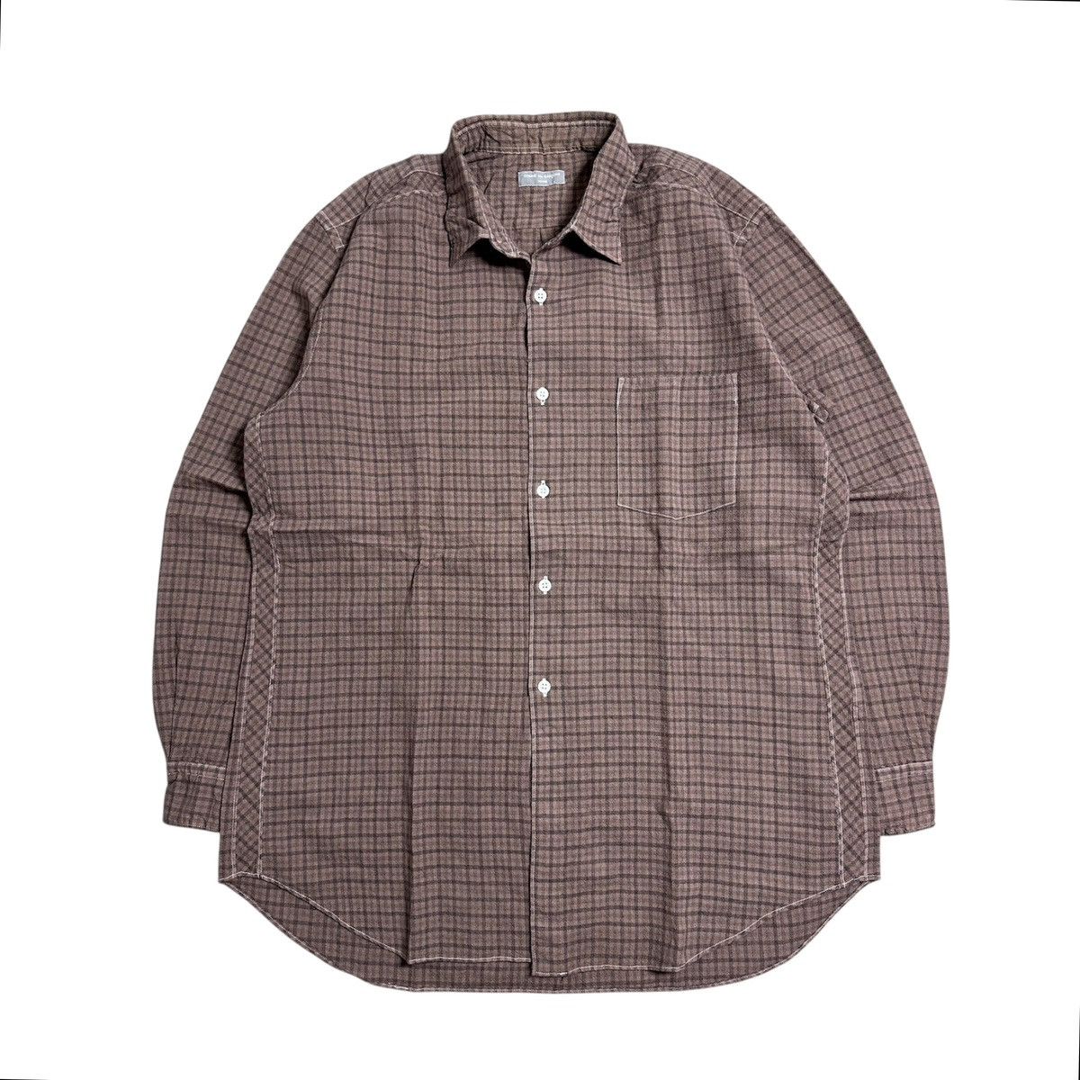 Comme des Garcons Homme HB-070460 Vintage Comme Des Garcons Homme flanel Size US L / EU 52-54 / 3 - 1 Thumbnail