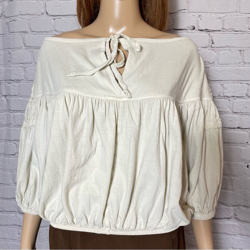 Free People New Free People No Good Alone Cotton Tee Top Size L Size L / US 10 / IT 46 - 9 Thumbnail