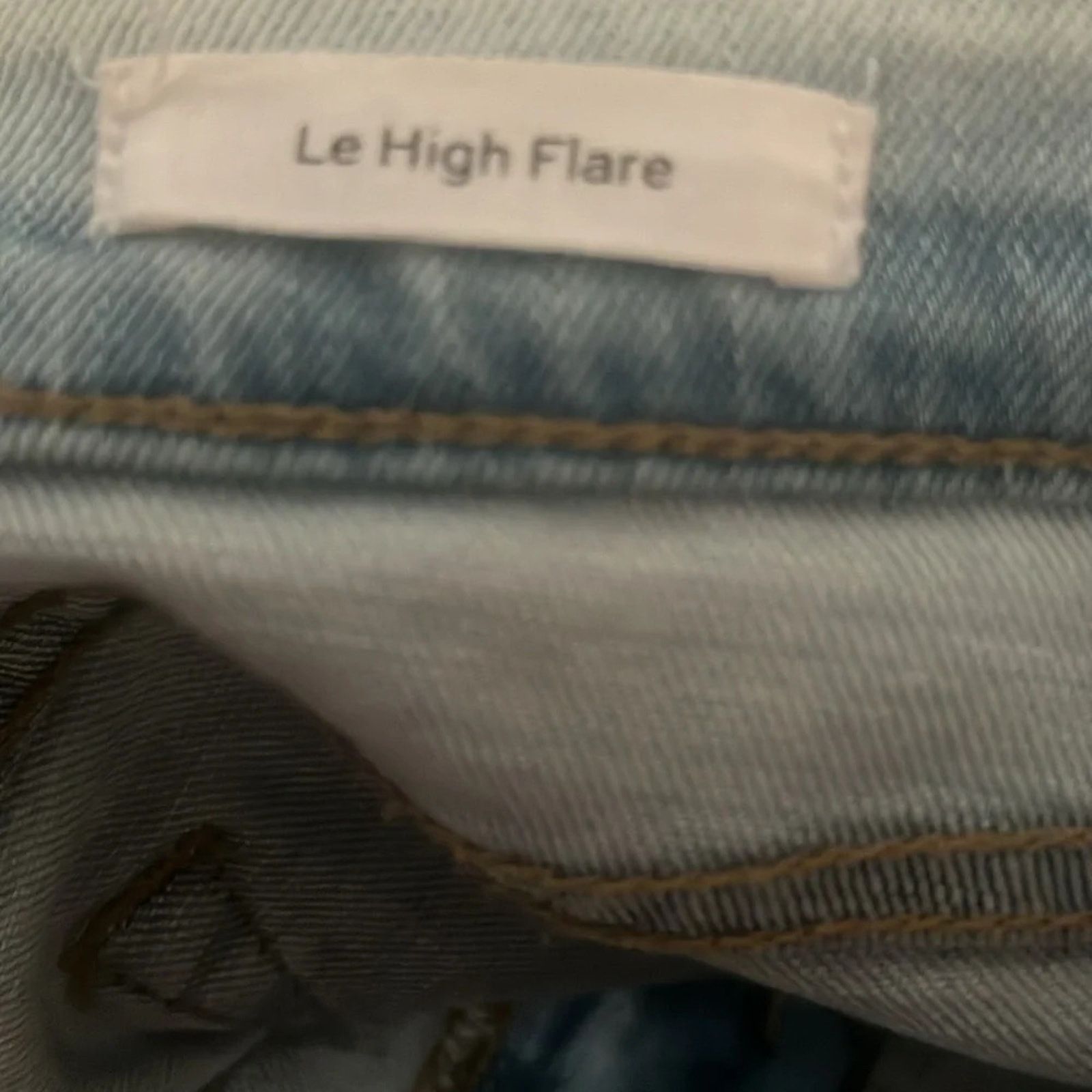 Frame Frame Le High Flare jeans in a light wash, size 27 Size 27" / US 4 / IT 40 - 3 Thumbnail