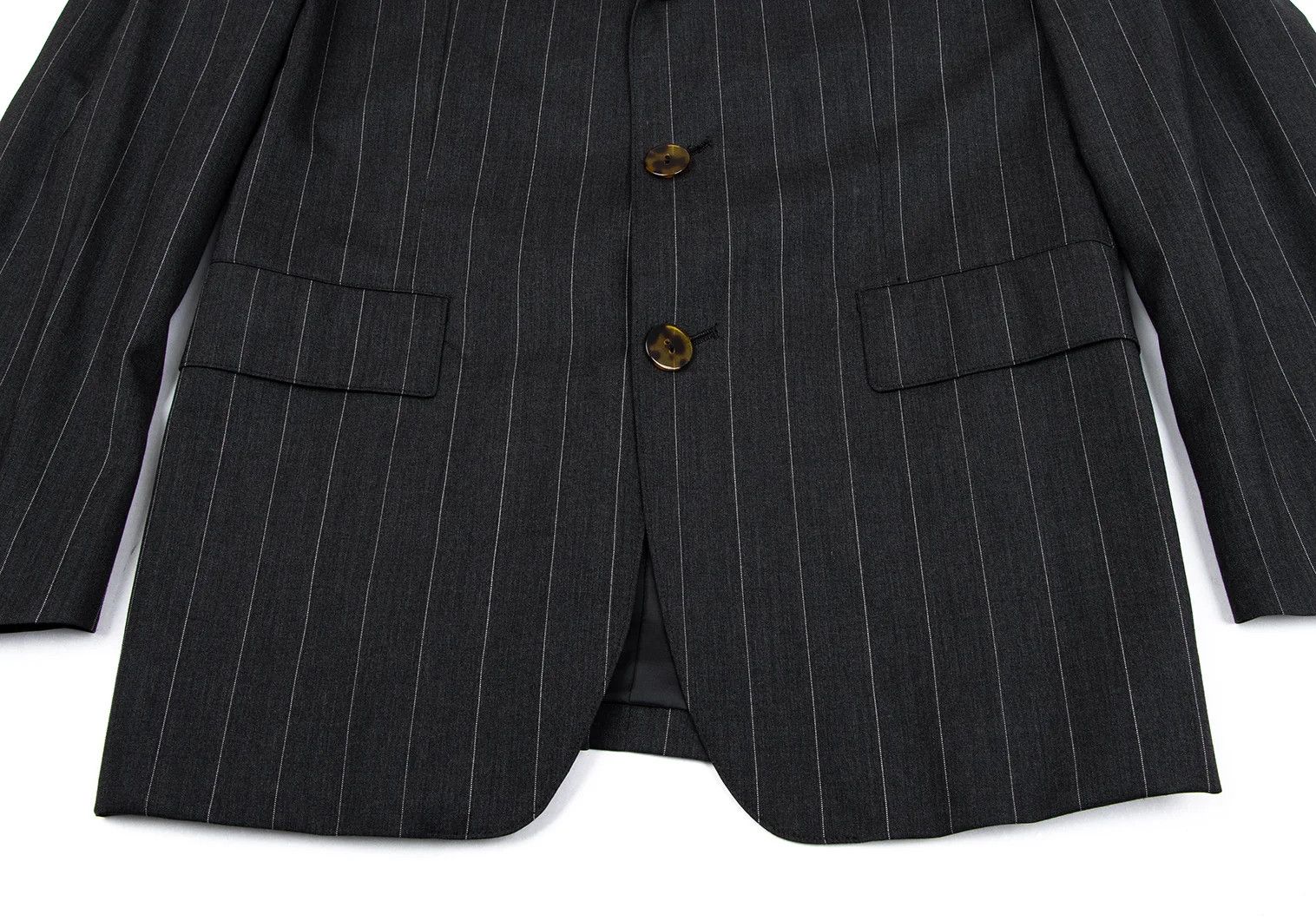 Jean Paul Gaultier Wool Stripe Suit Set in Gray Size 48 Size US M / EU 48-50 / 2 - 8 Thumbnail