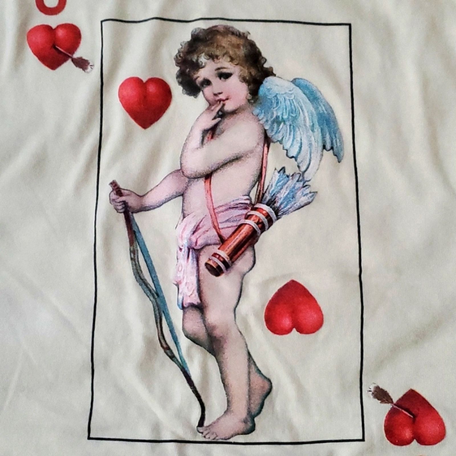 Forever 21 CUPID ♡ DON'T PLAY WITH MY HEART ♡ VALENTINE TEE ♡ 3x ♡ NWT Size 3XL / US 20-22 - 5 Thumbnail