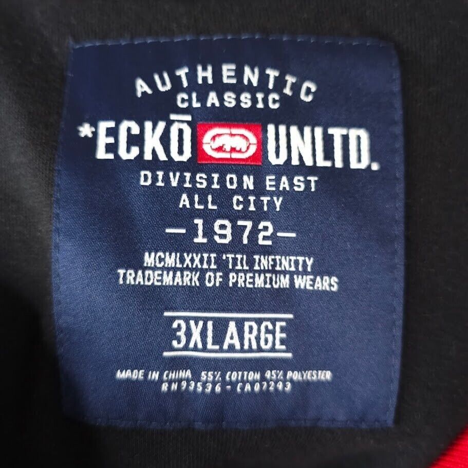 Ecko Unltd. Ecko Unltd Track Jacket Mens Size 3XL Black Diamonds Geo Size US XXL / EU 58 / 5 - 6 Thumbnail