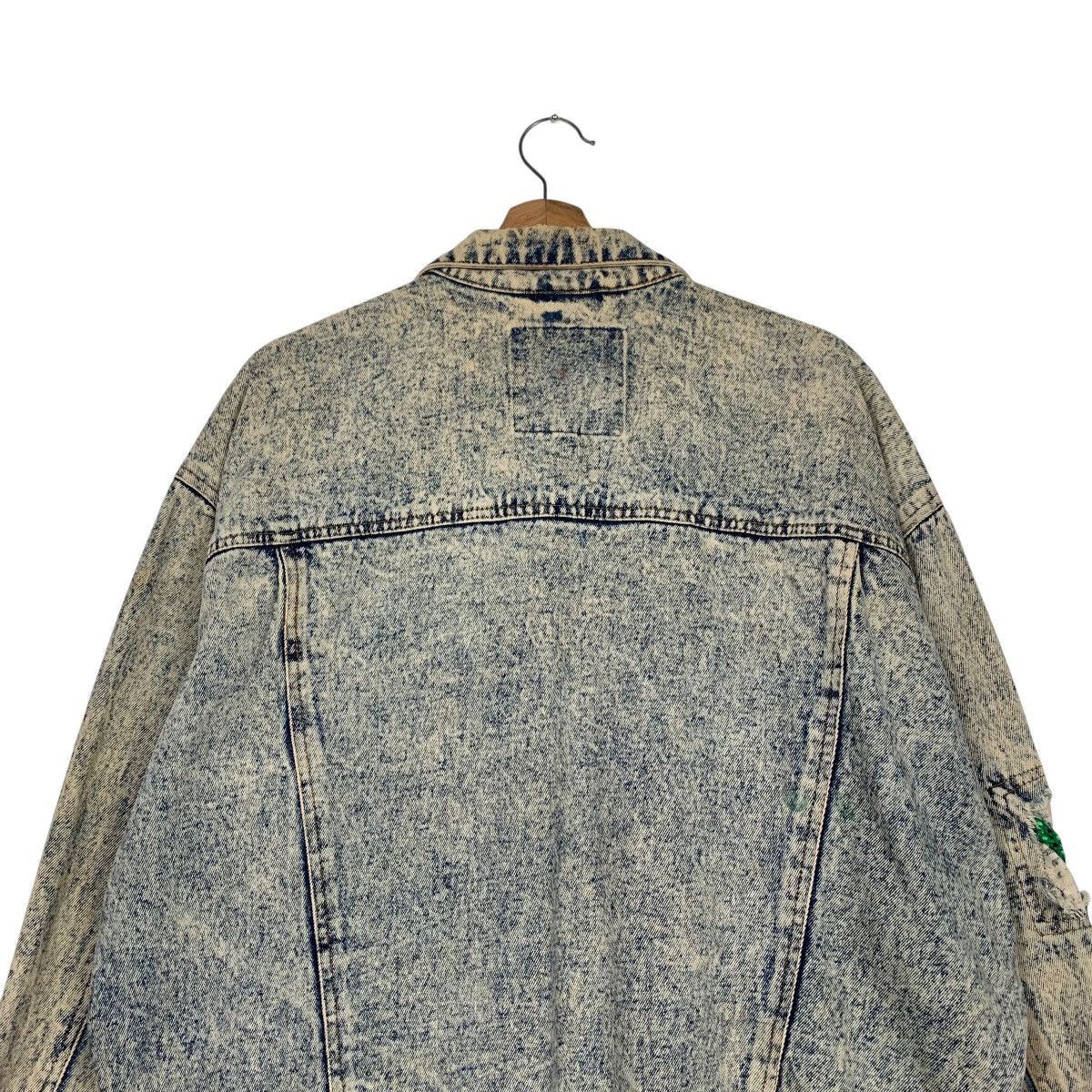 Japanese Brand EAST WEST by Panda Group Stone Wash Denim Jacket #2185-C97 Size US M / EU 48-50 / 2 - 8 Thumbnail
