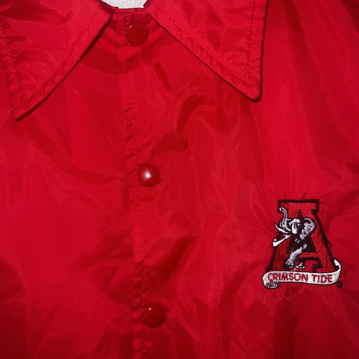 Vintage 70s EBERT SPORTSWEAR USA MADE ALABAMA CRIMSON TIDE JACKET Size US L / EU 52-54 / 3 - 3 Thumbnail