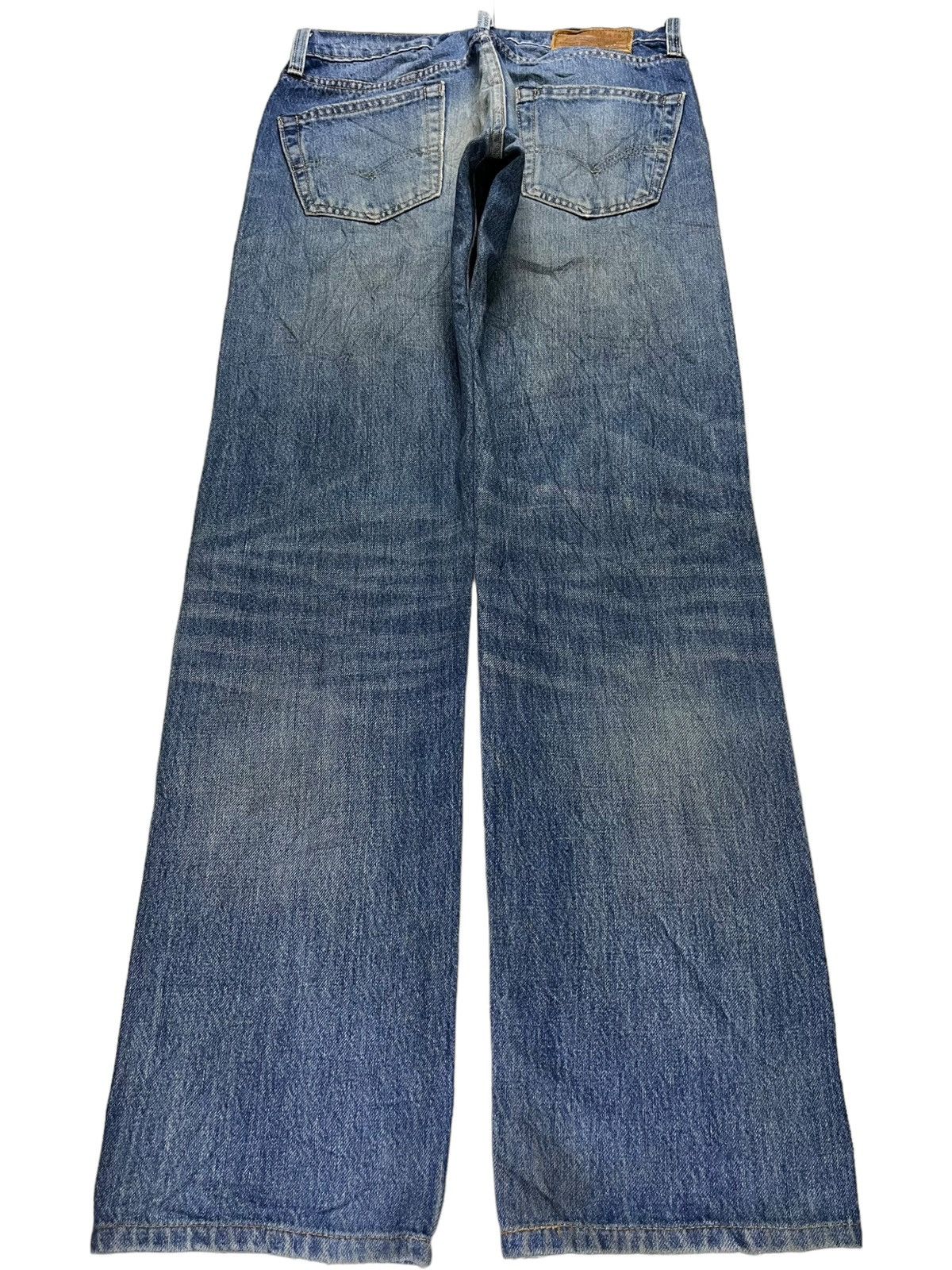 Levi's Vintage Levis 511 Big E Selvedge Mud Wash Slim Jeans Size US 29 - 3 Thumbnail