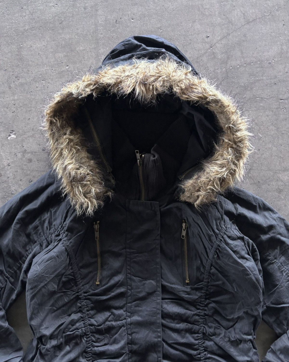 14th Addiction × If Six Was Nine × Japanese Brand Love Junkie Vkei Fur Parka Black Jacket Size US L / EU 52-54 / 3 - 2 Thumbnail