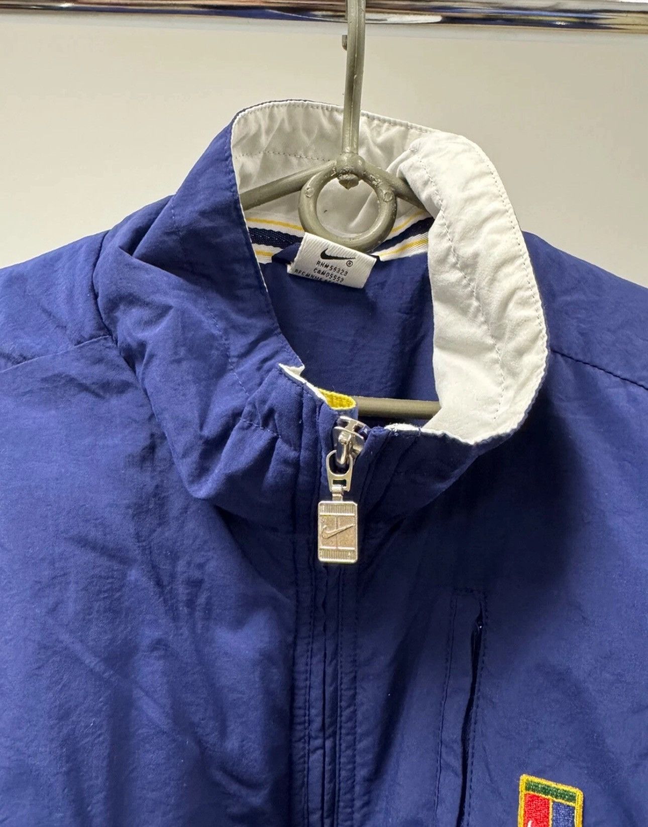Nike × Vintage Vintage Nike Court Nylon Track Jacket 2 in 1 Windbreaker 90S Size US L / EU 52-54 / 3 - 5 Thumbnail