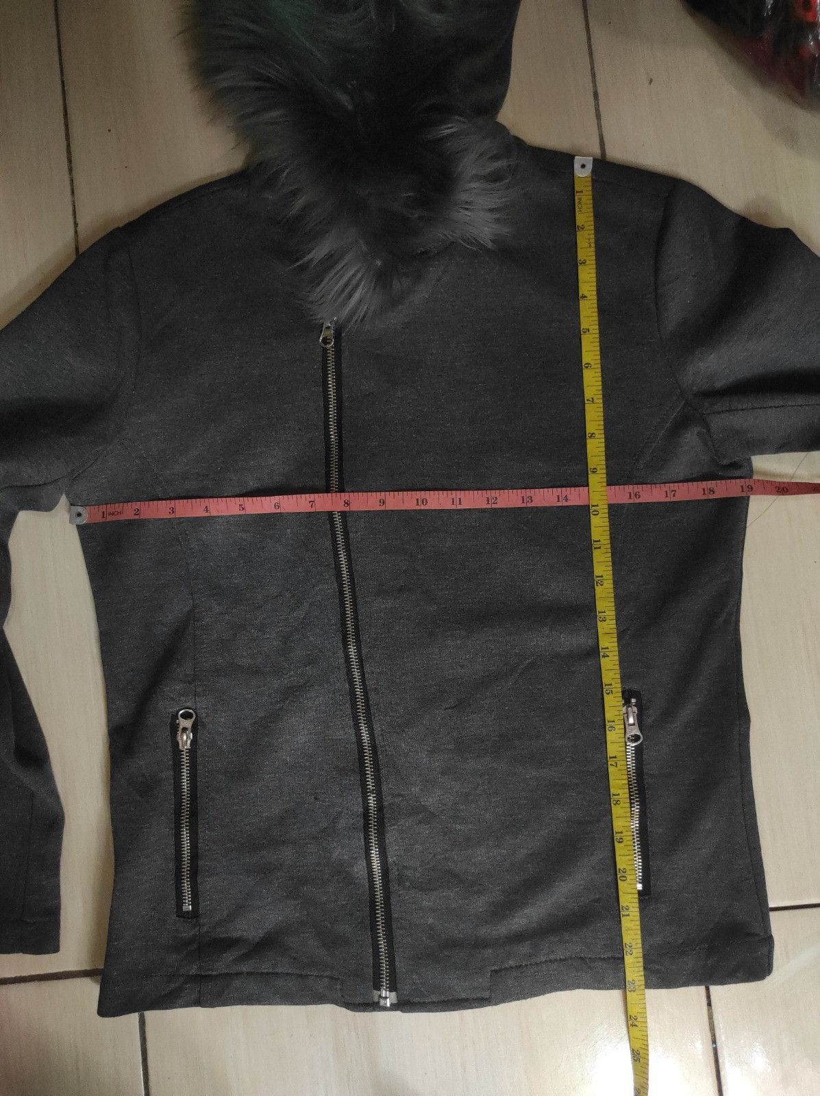 Japanese Brand RageBlue Asymmetrical zip fur hoodie LGB style Size US S / EU 44-46 / 1 - 14 Thumbnail