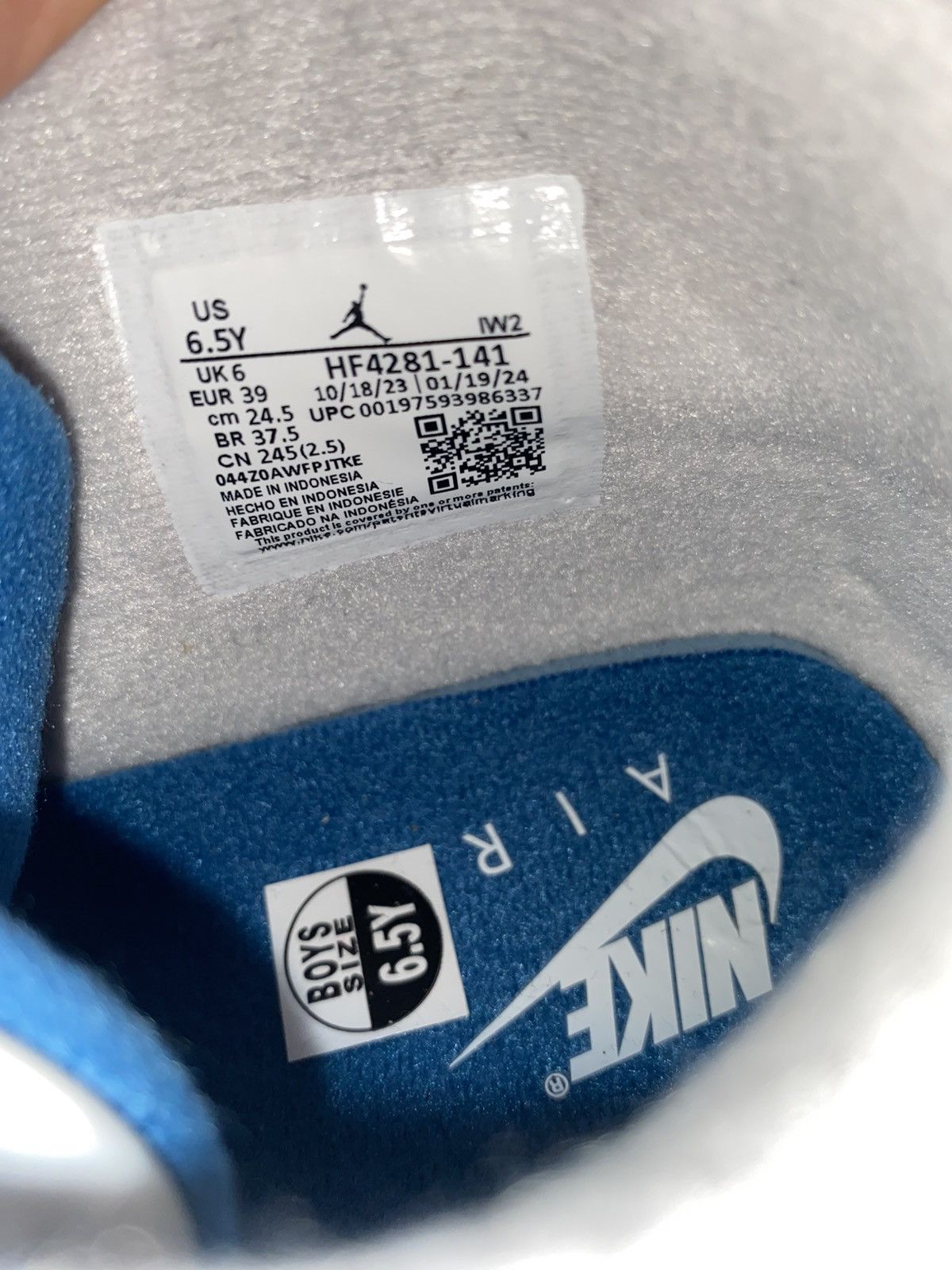 Jordan Brand jordan 4s military blue Size US 6.5 / EU 39-40 - 7 Thumbnail