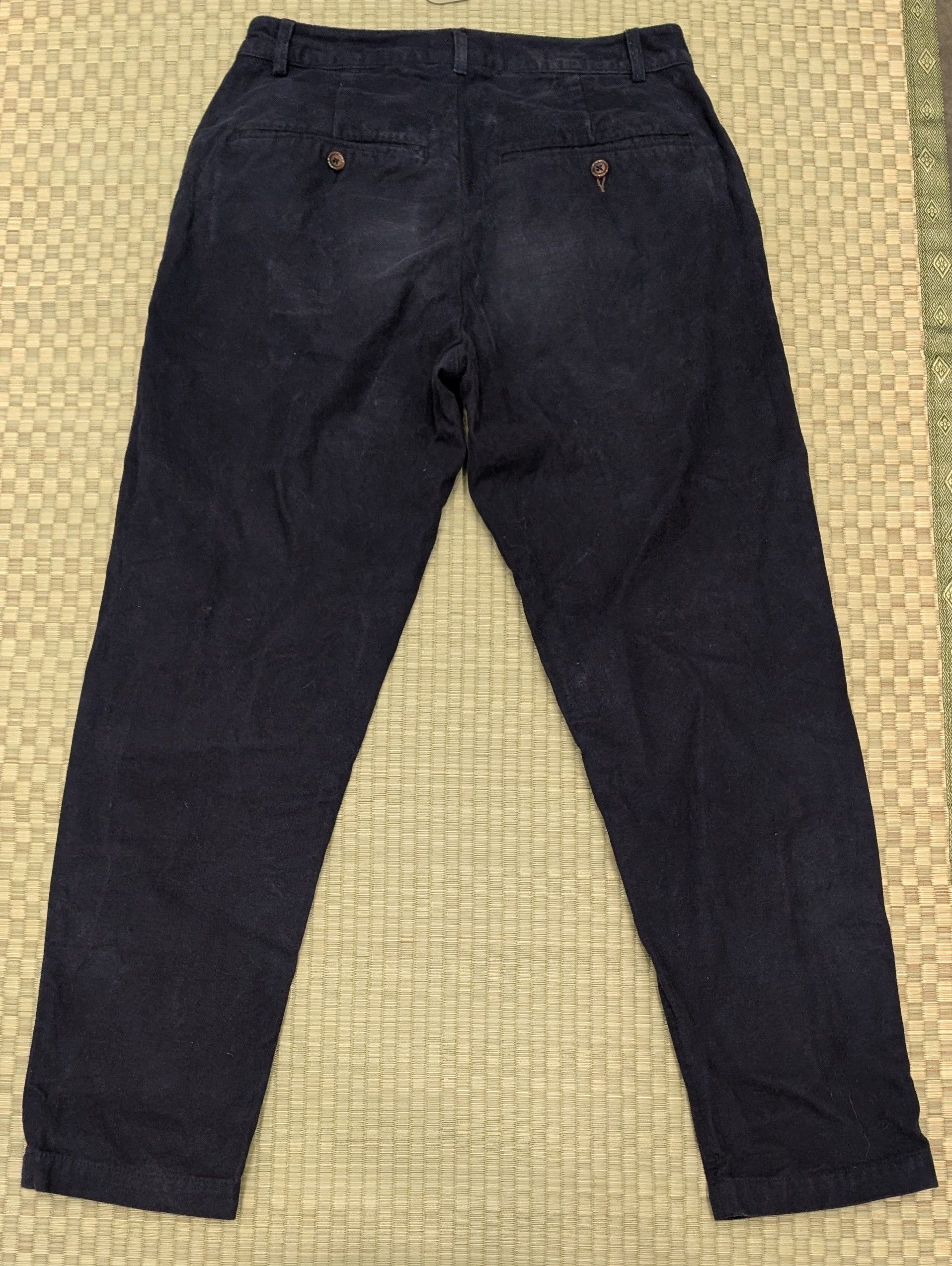 Universal Works Universal Works Brushed Cotton Chinos Dark Navy Size US 30 / EU 46 - 2 Thumbnail