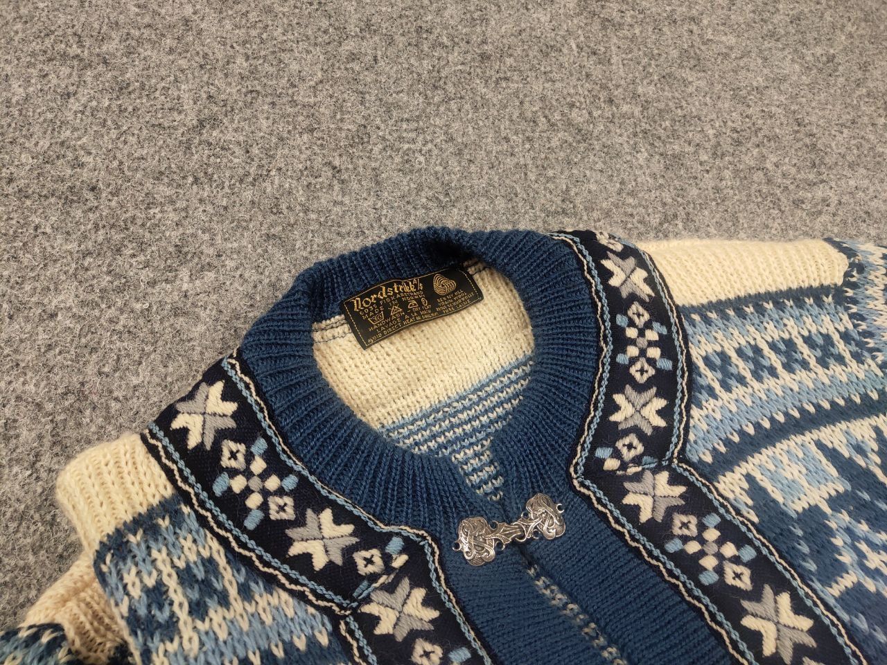 Dale Of Norway Vintage 80's Nordstrikk Knit Wool Sweater Cardigan Norway Size US M / EU 48-50 / 2 - 13 Thumbnail