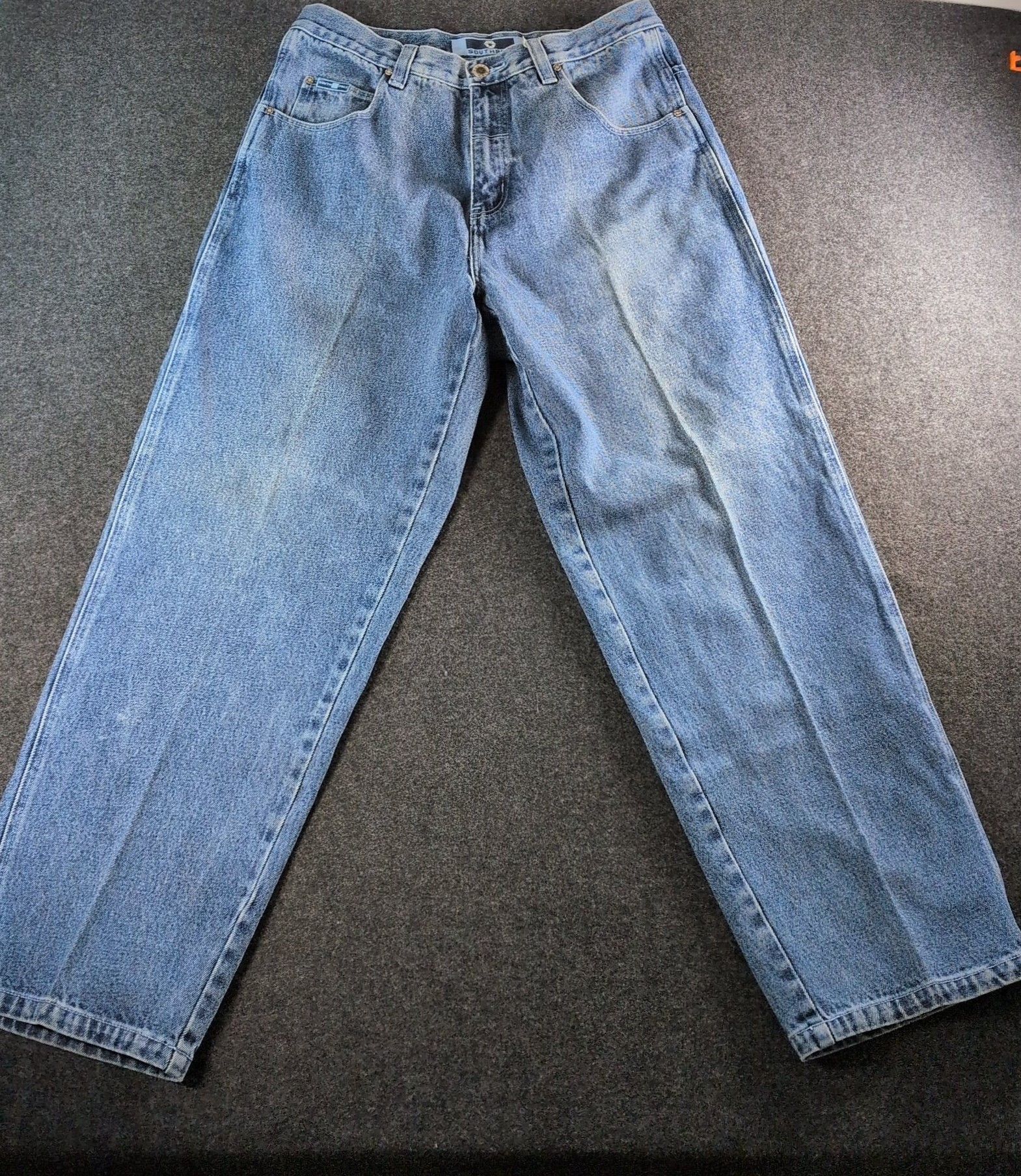 Southpole Vintage 90s Southpole Denim Baggy Jeans Size US 34 / EU 50 - 2 Thumbnail